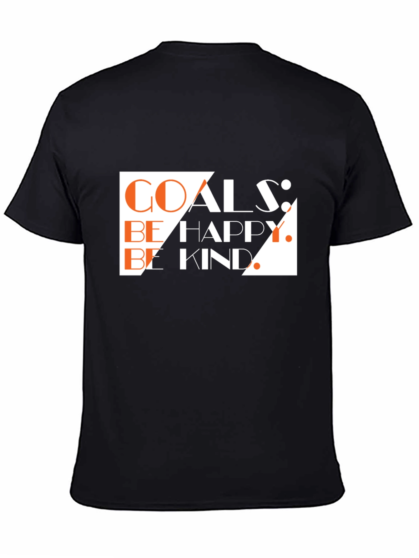 Black Goals Happy Kind Graphic Tee - Black view 4