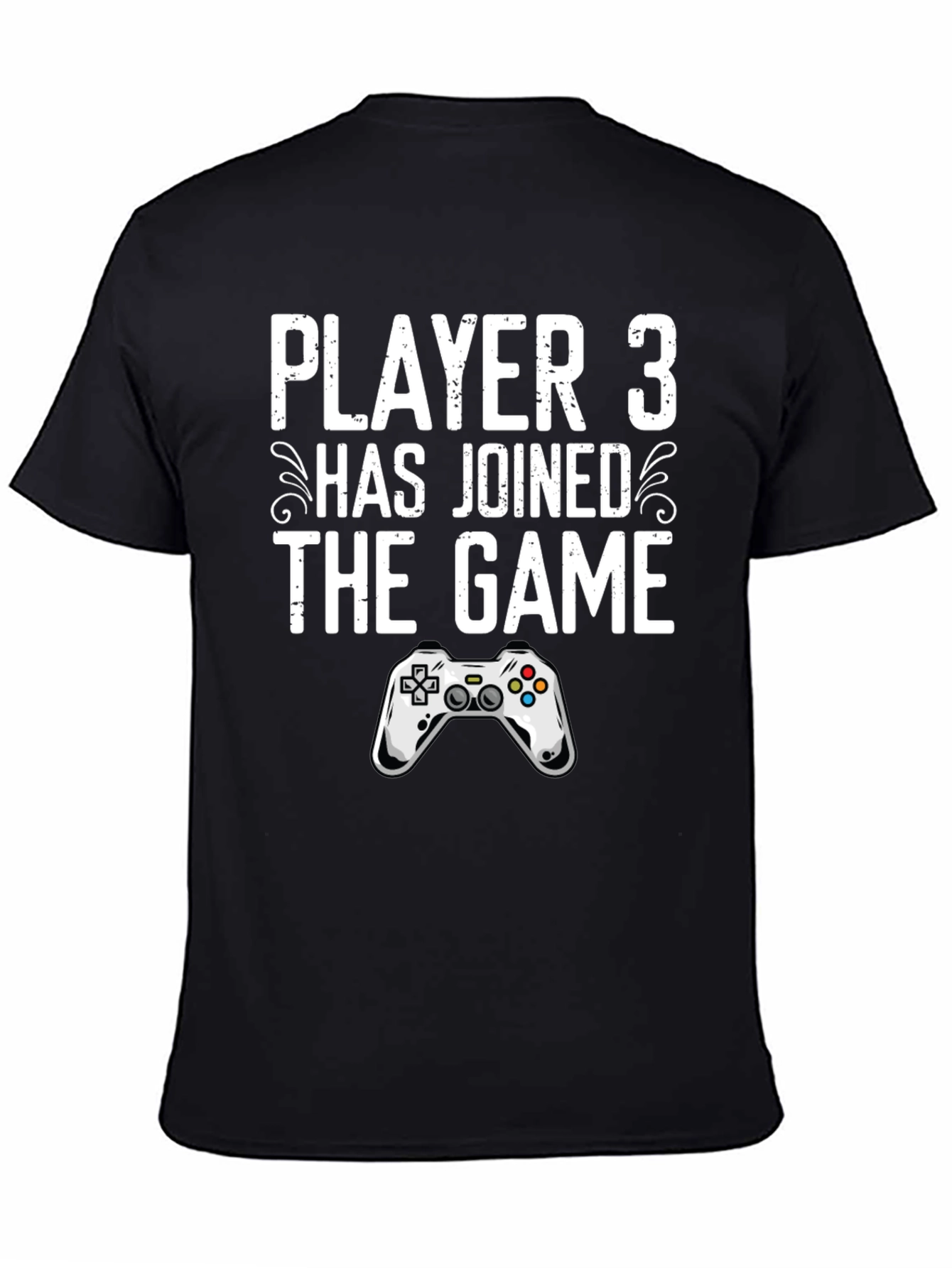 Black Player 3 Has Joined the Game T-Shirt view 4
