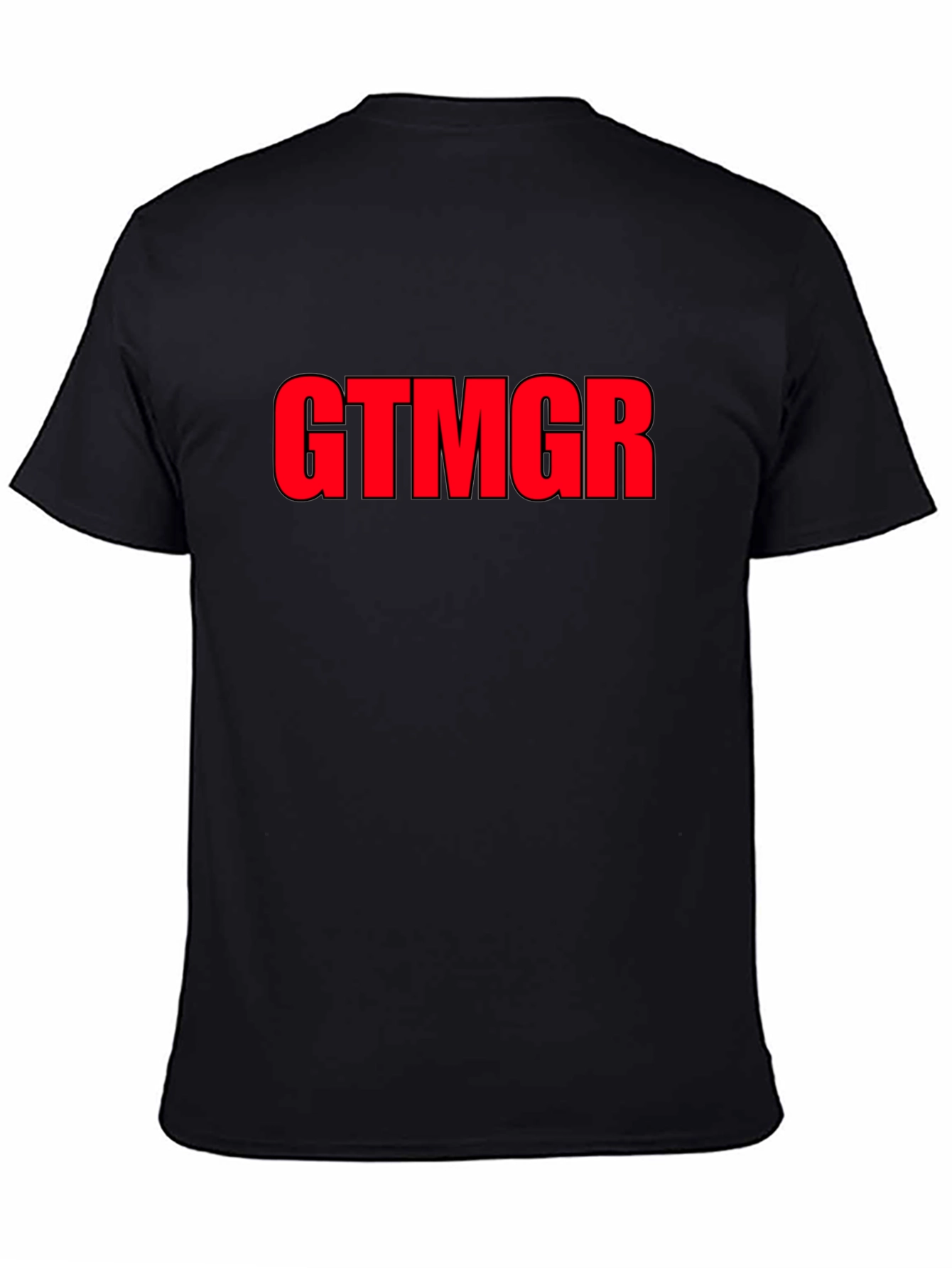 Black GTMGR Bold Graphic Tee - Black view 4