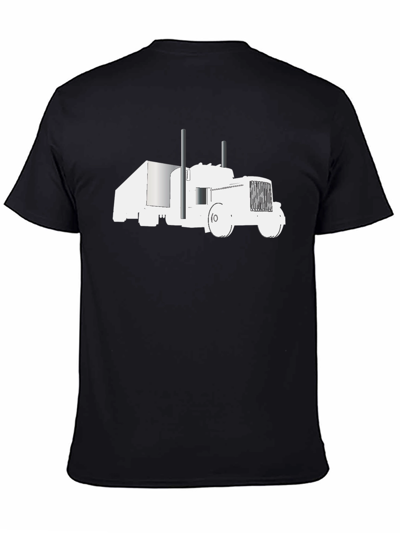 Black Truck Graphic Black Tee - Diesel Power Style view 4