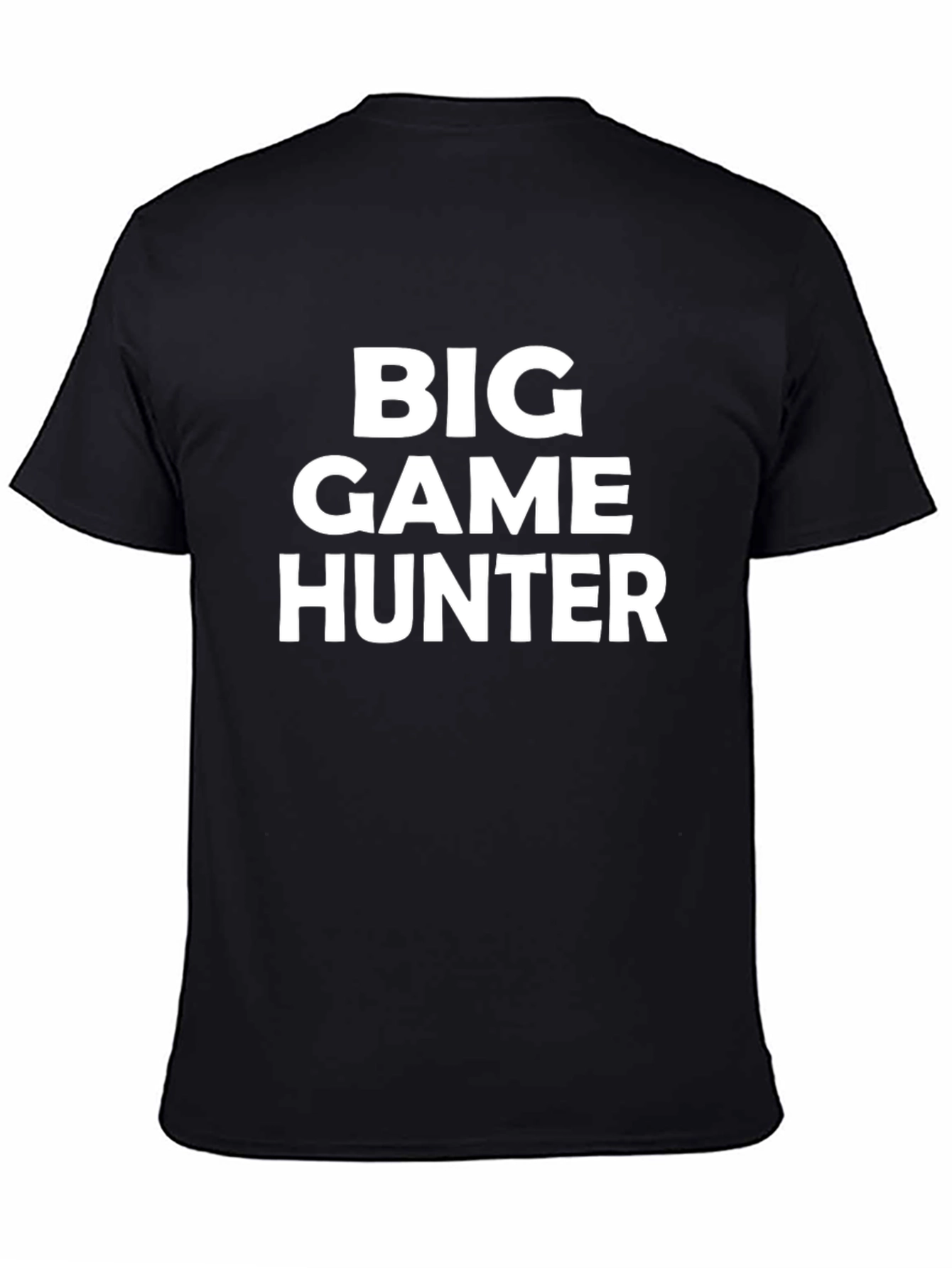 Black Big Game Hunter Black Graphic Tee view 4