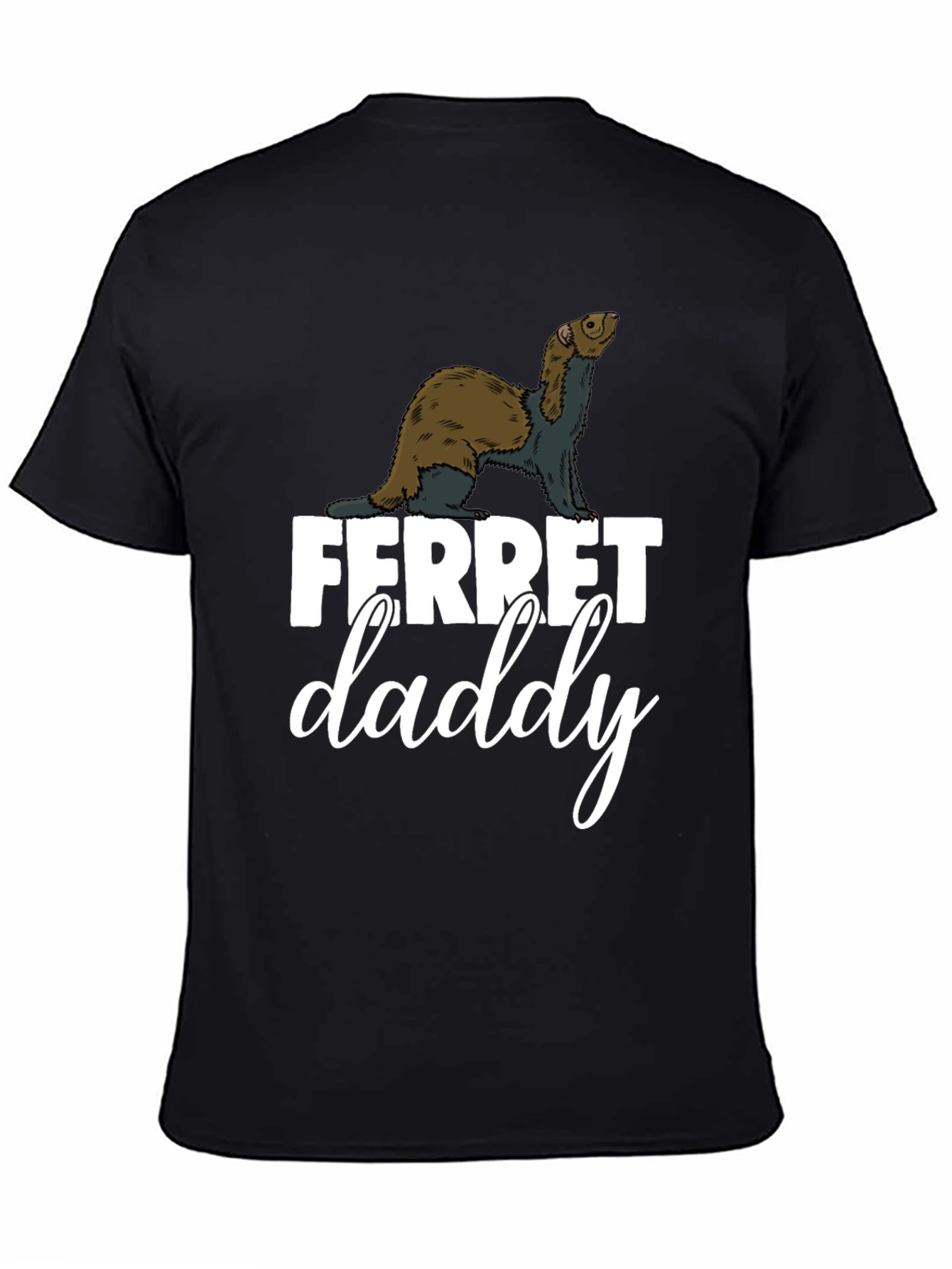 Black Ferret Daddy Graphic Tee view 4
