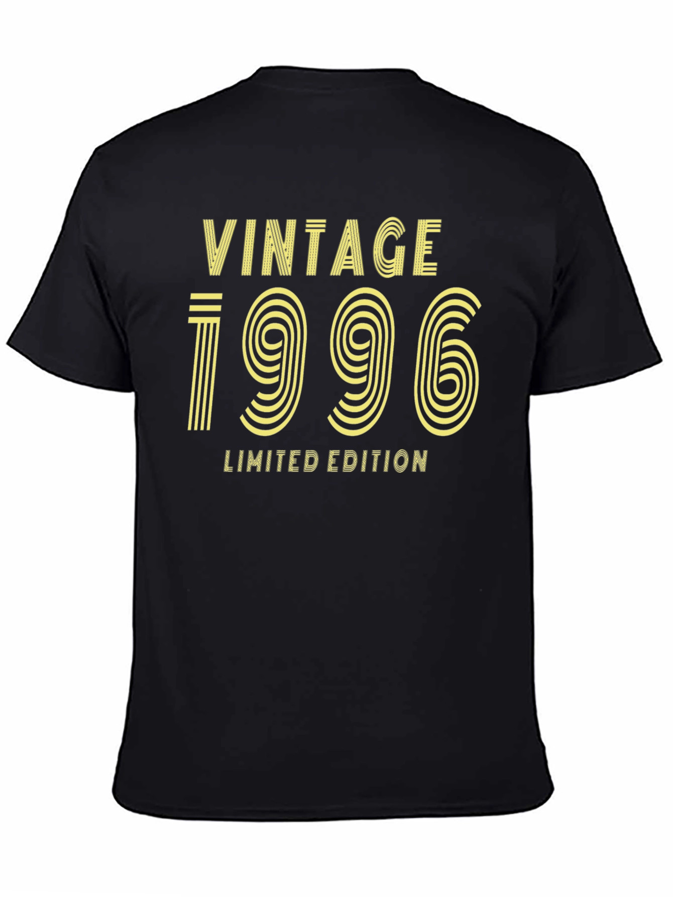 Black Vintage 1996 Limited Edition Black T-Shirt view 4