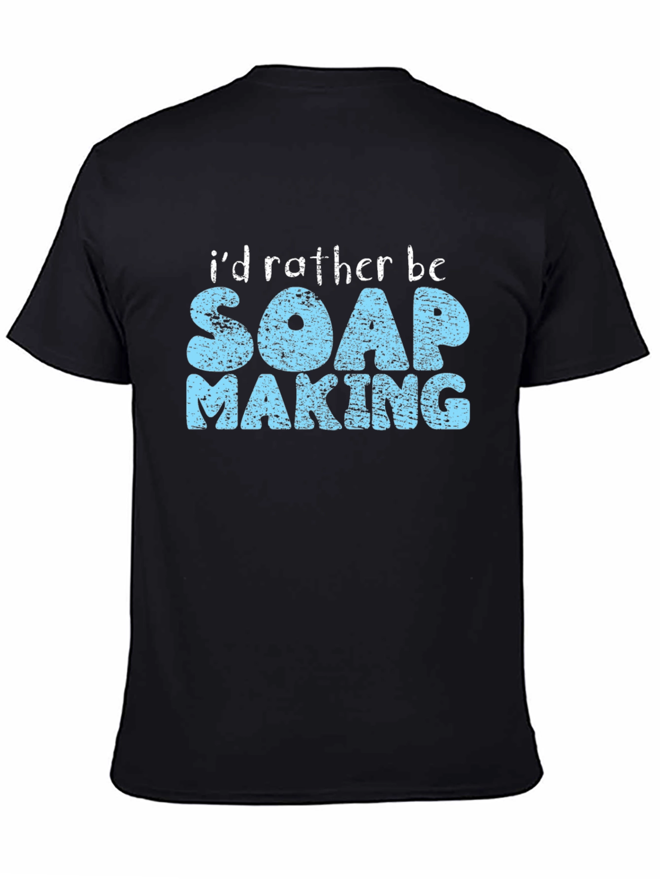 Black Soap Making T-Shirt - Hobby Gift view 4