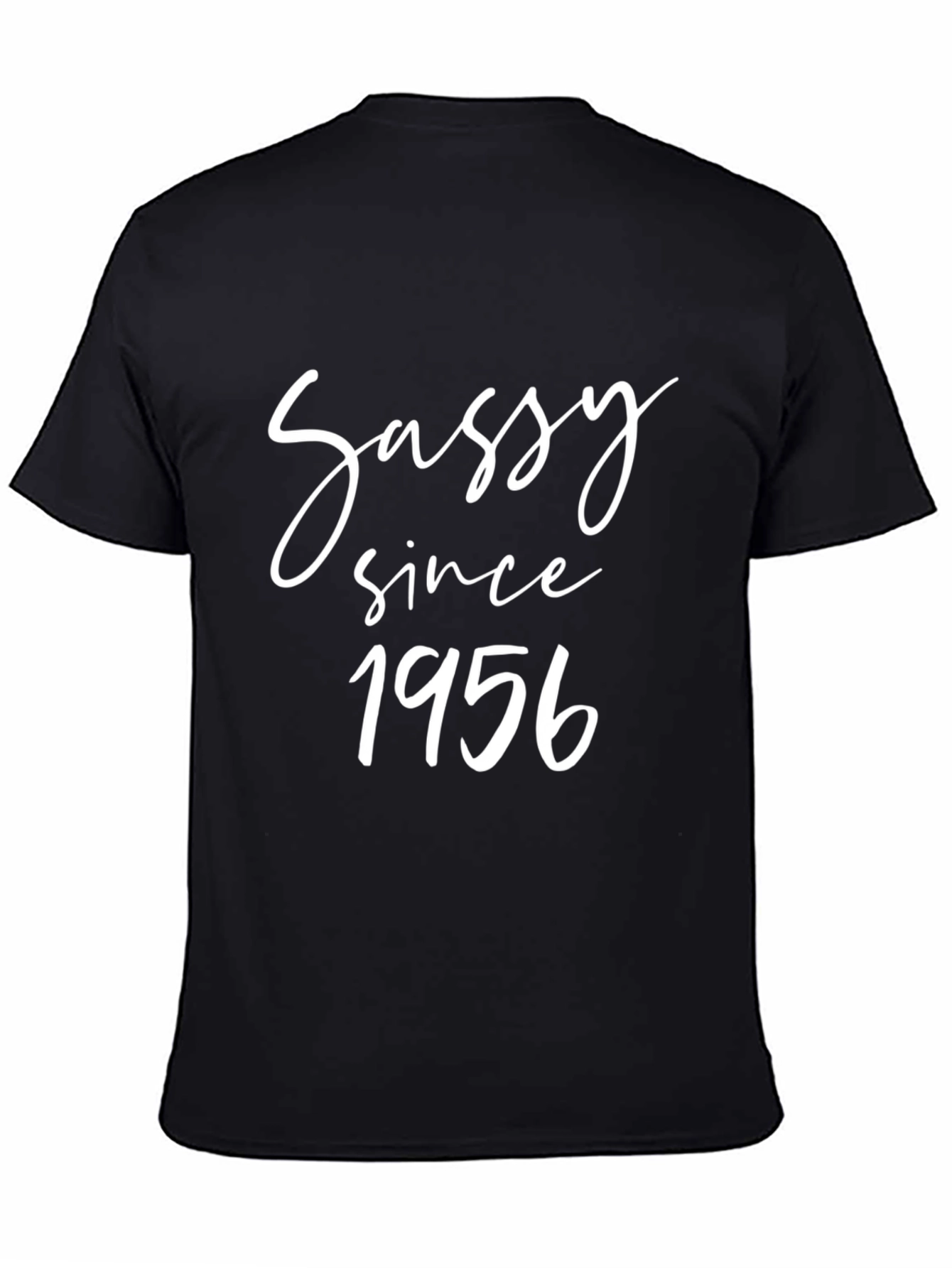 Black Sassy Since 1956 Graphic Tee view 4