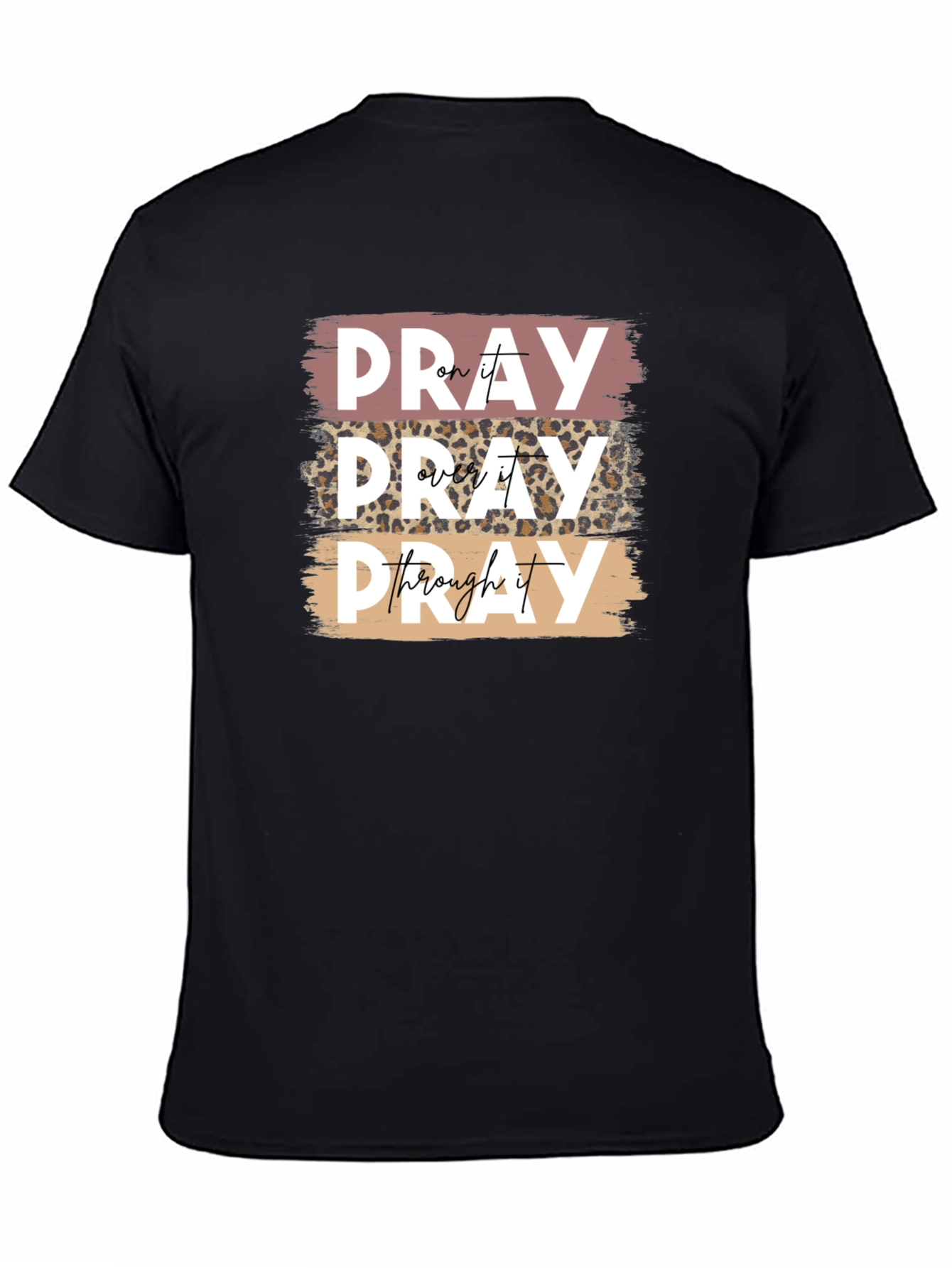 Black Pray On It T-Shirt view 4