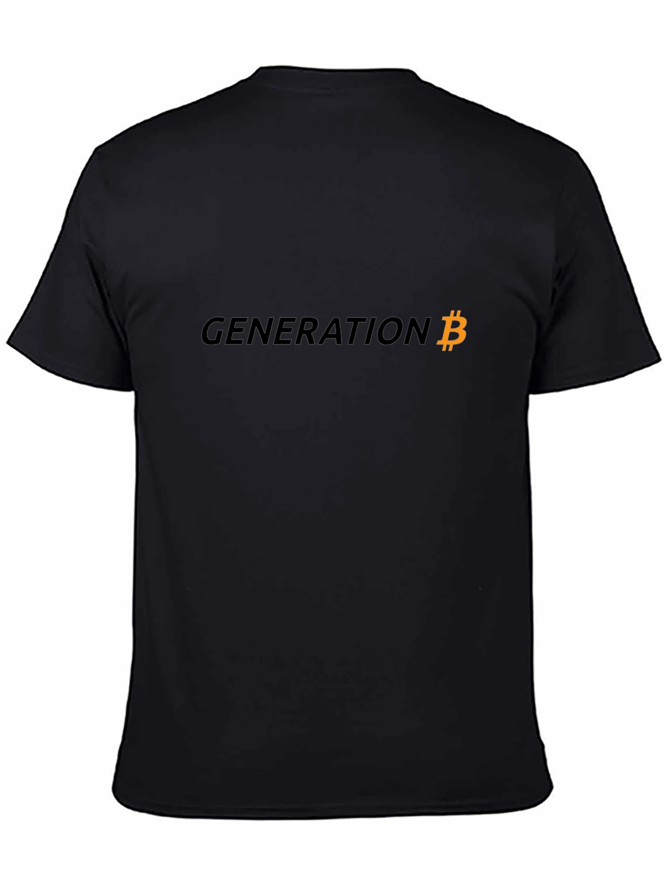 Black Generation Bitcoin Black Graphic Tee view 4