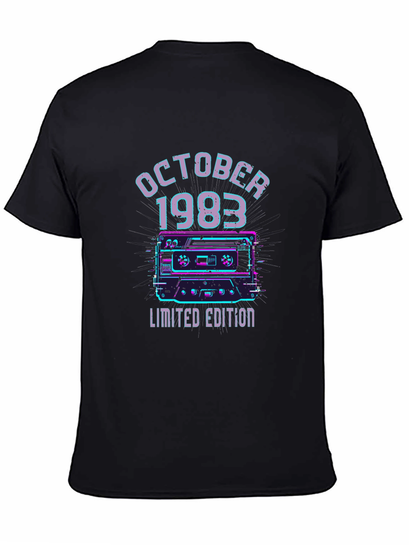 Black October 1983 Limited Edition Cassette Tape Graphic Tee view 4