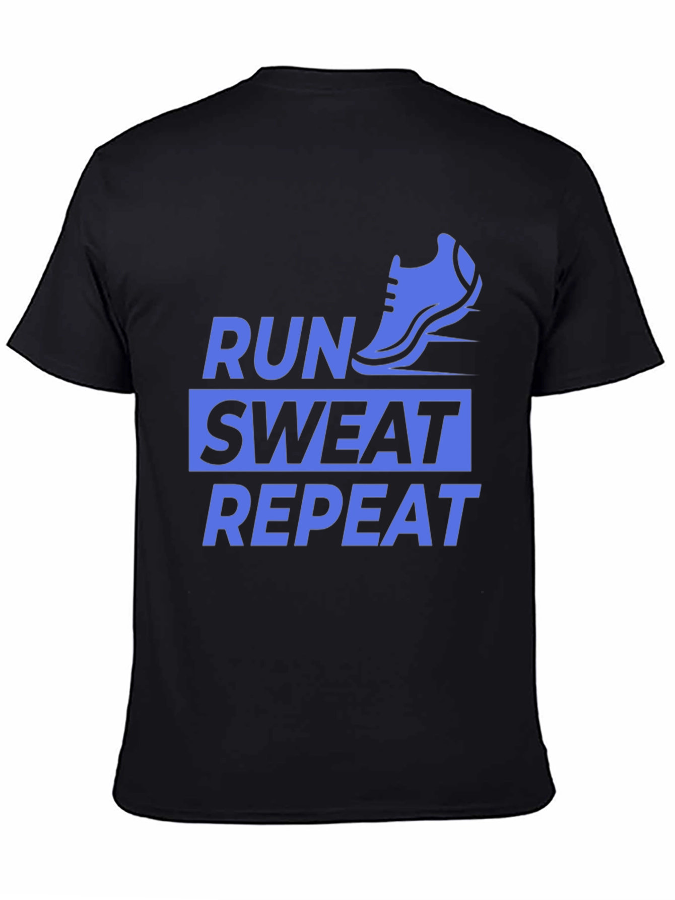 Run Sweat Repeat Graphic Tee - Active Lifestyle Shirt - 4