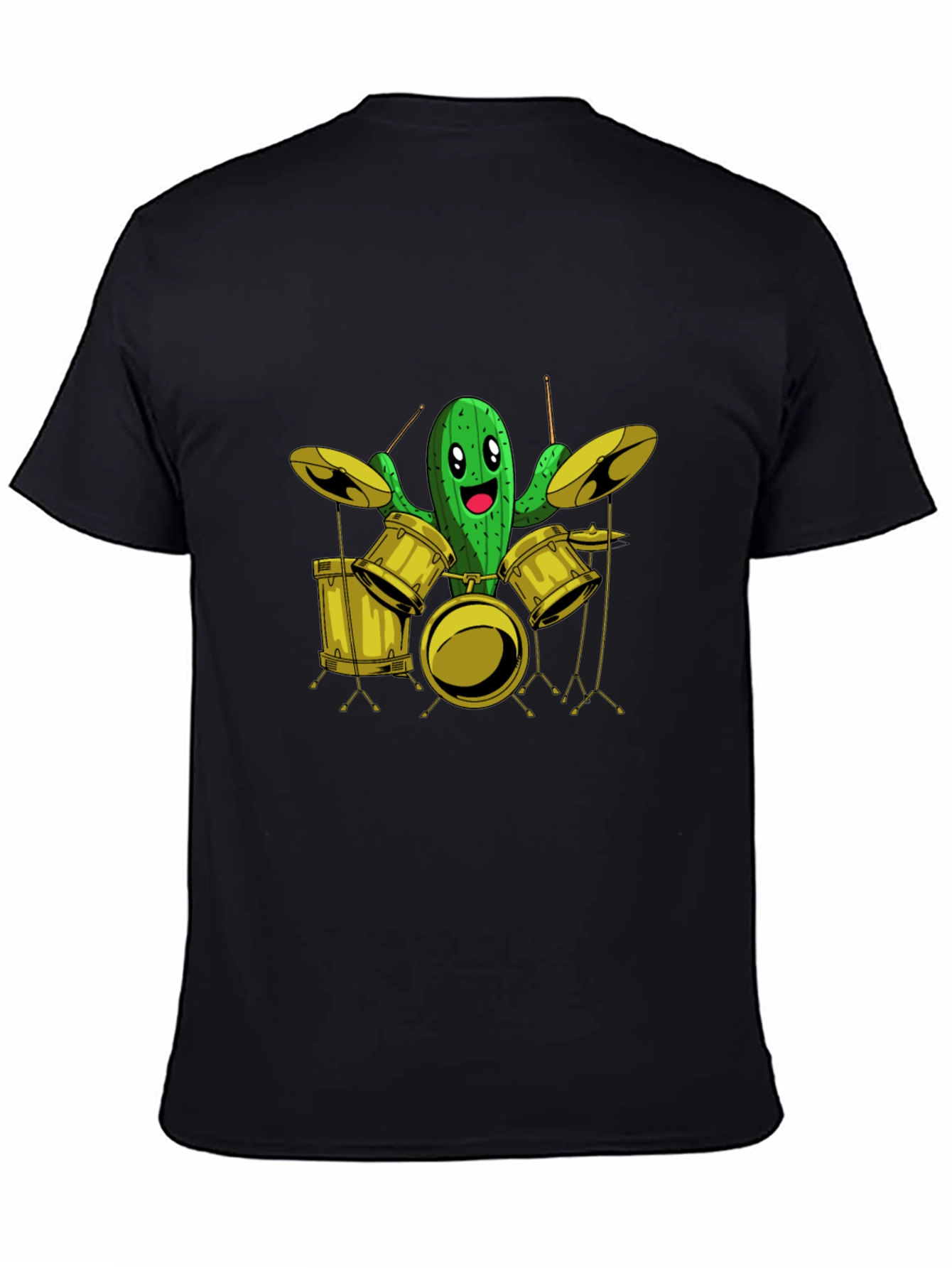 Cactus Drummer T-Shirt - Funny Music Tee - 4