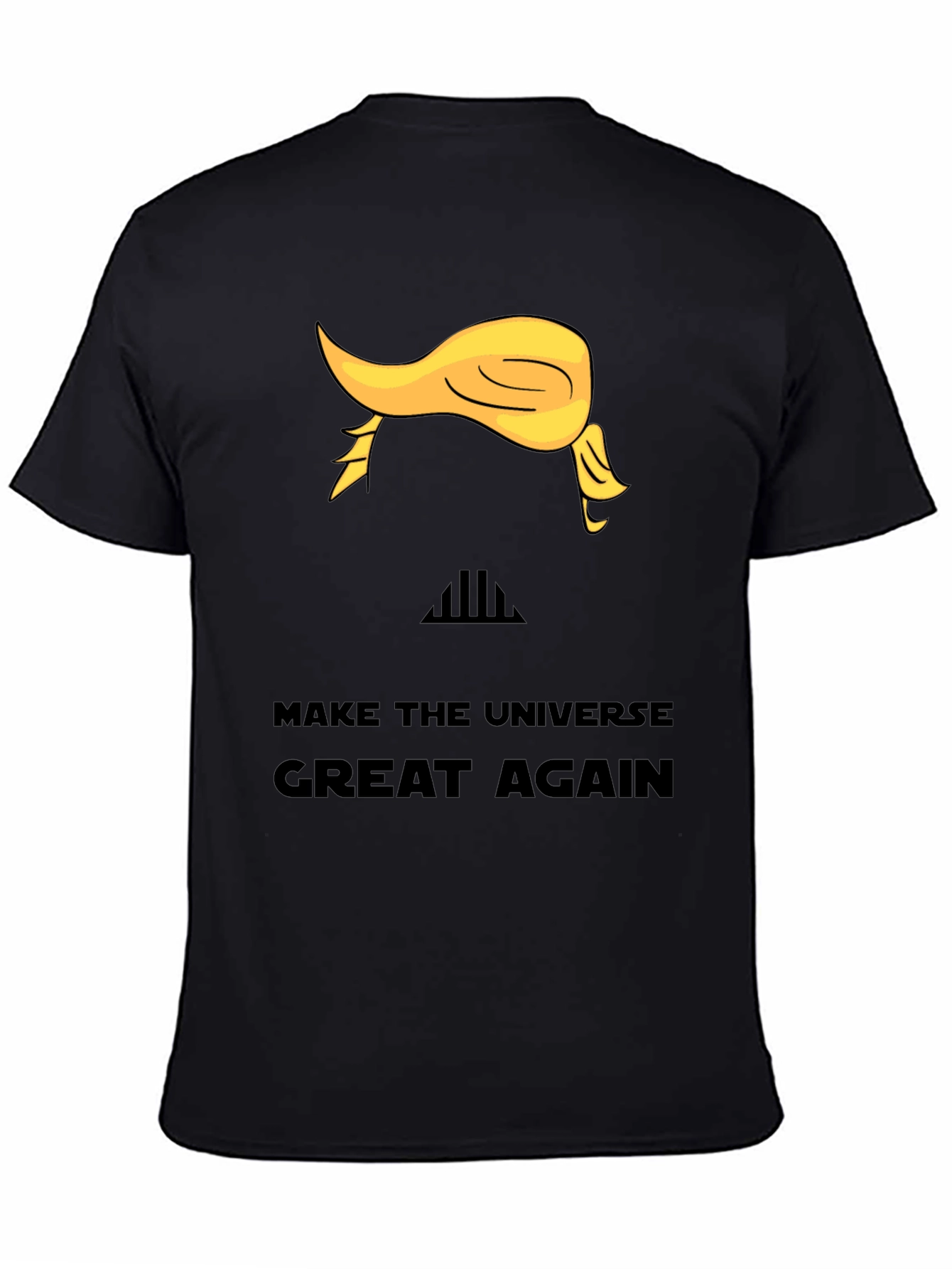 Black Make The Universe Great Again T-Shirt view 4