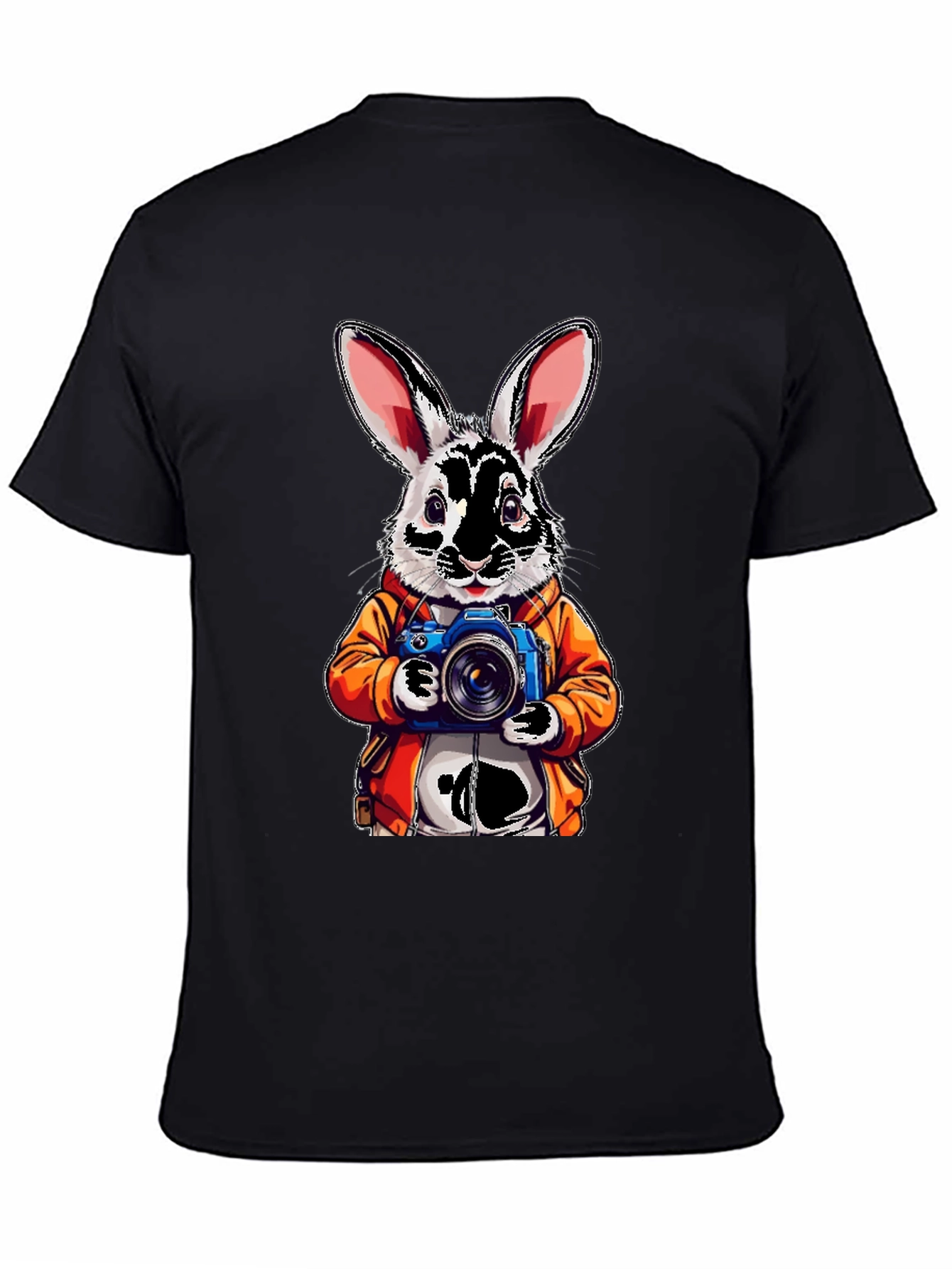 Black Rabbit Photographer Graphic Tee view 4