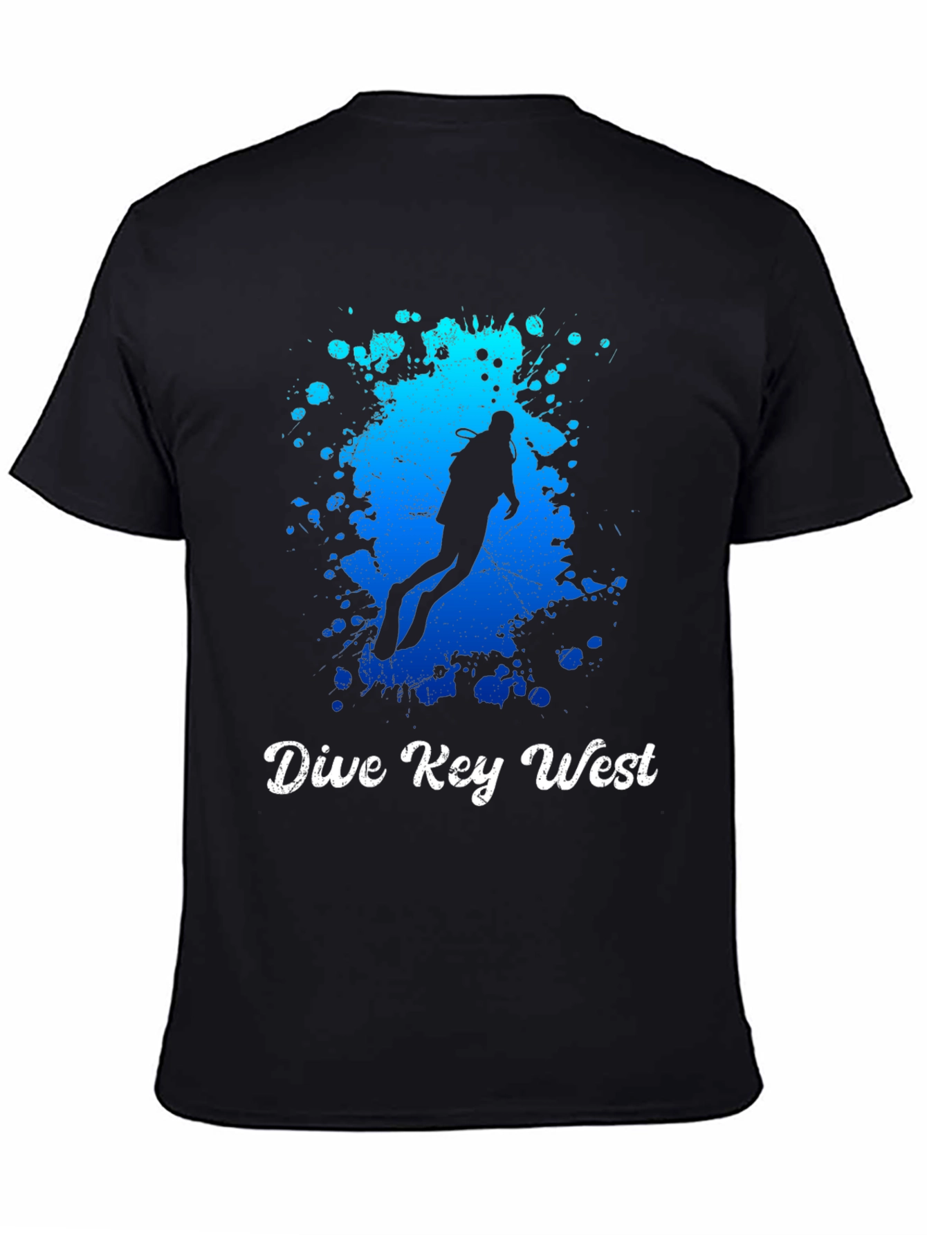 Dive Key West T-Shirt - Scuba Diver Graphic - 4
