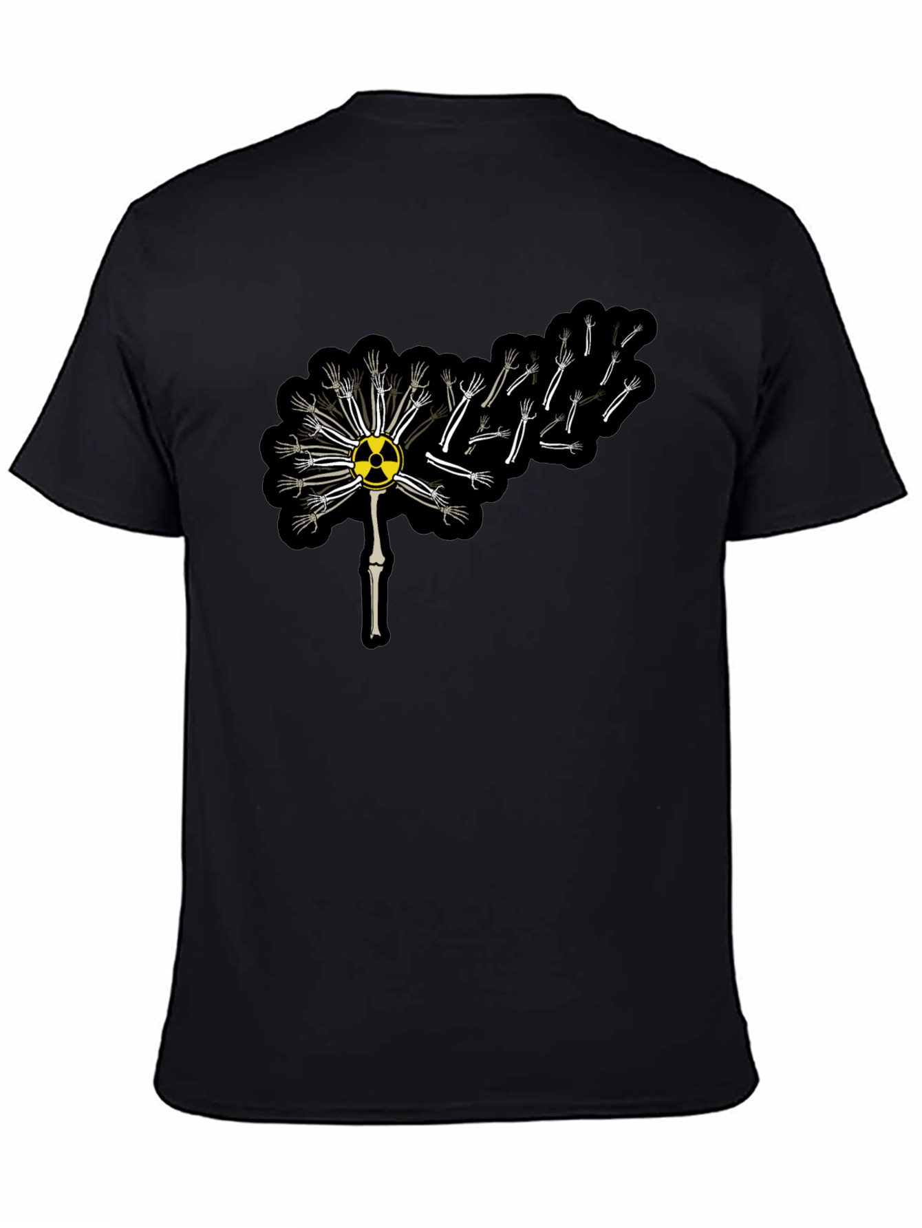 Radioactive Dandelion Graphic T-Shirt - Black - 4