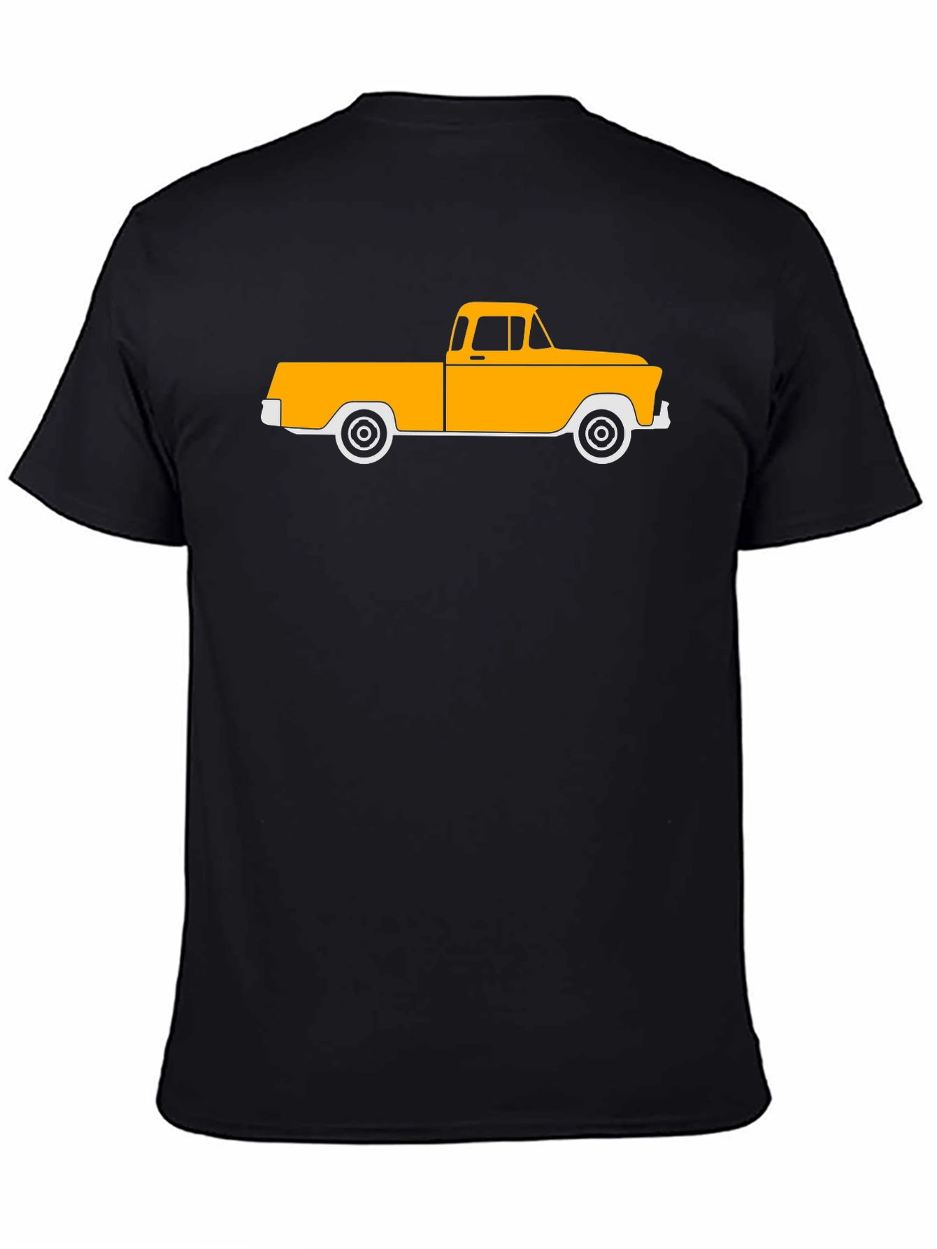 Black Vintage Truck Graphic T-Shirt - Classic Style view 4