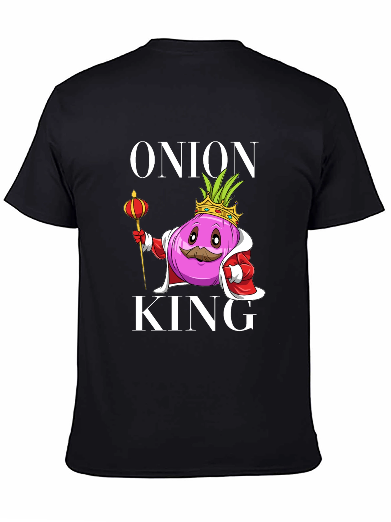 Black Onion King Graphic T-Shirt view 4
