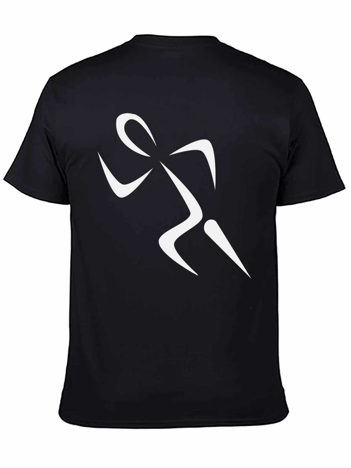 Black Runner Graphic Tee - Black view 4