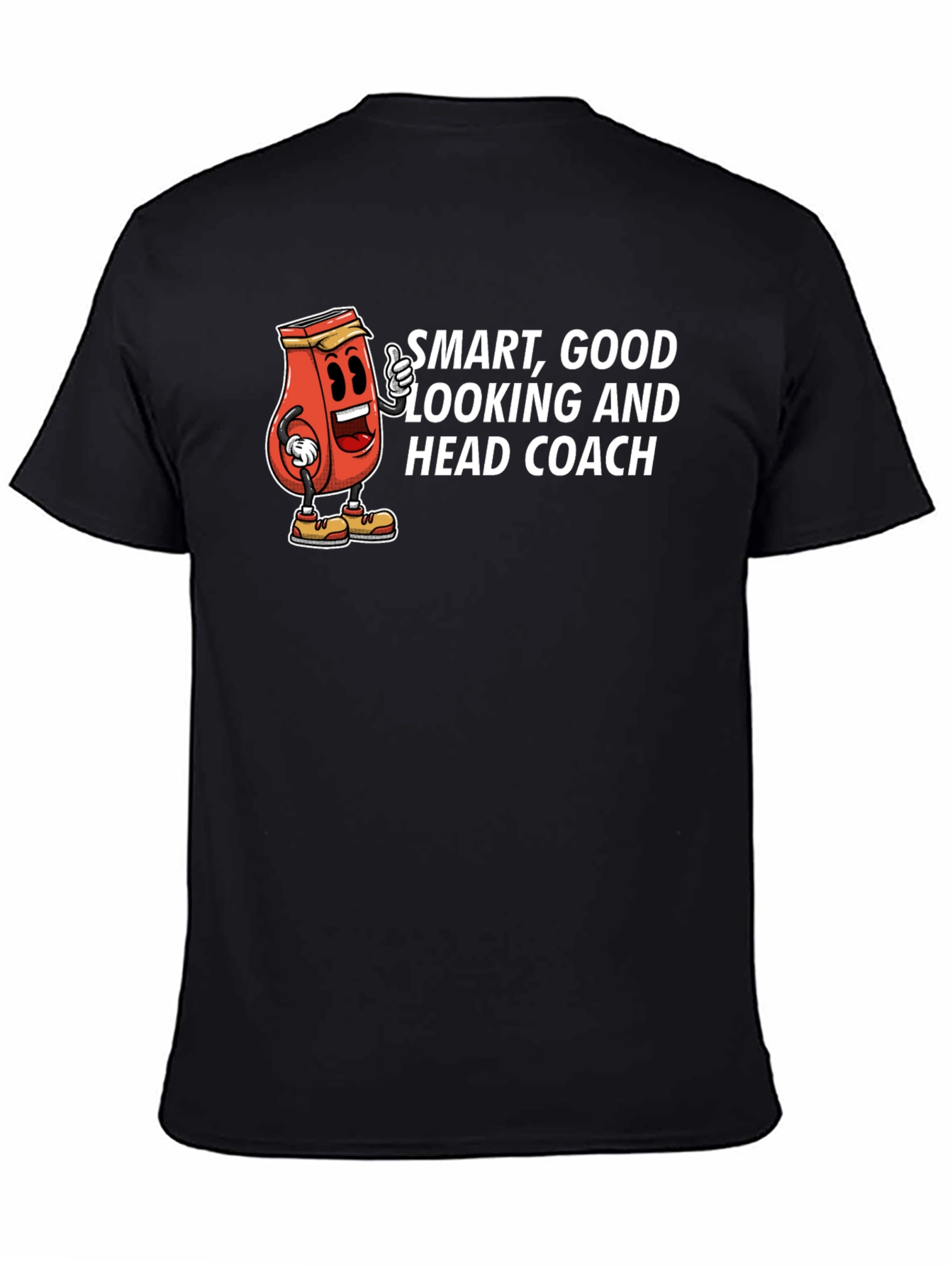 Black Smart Coach T-Shirt view 4