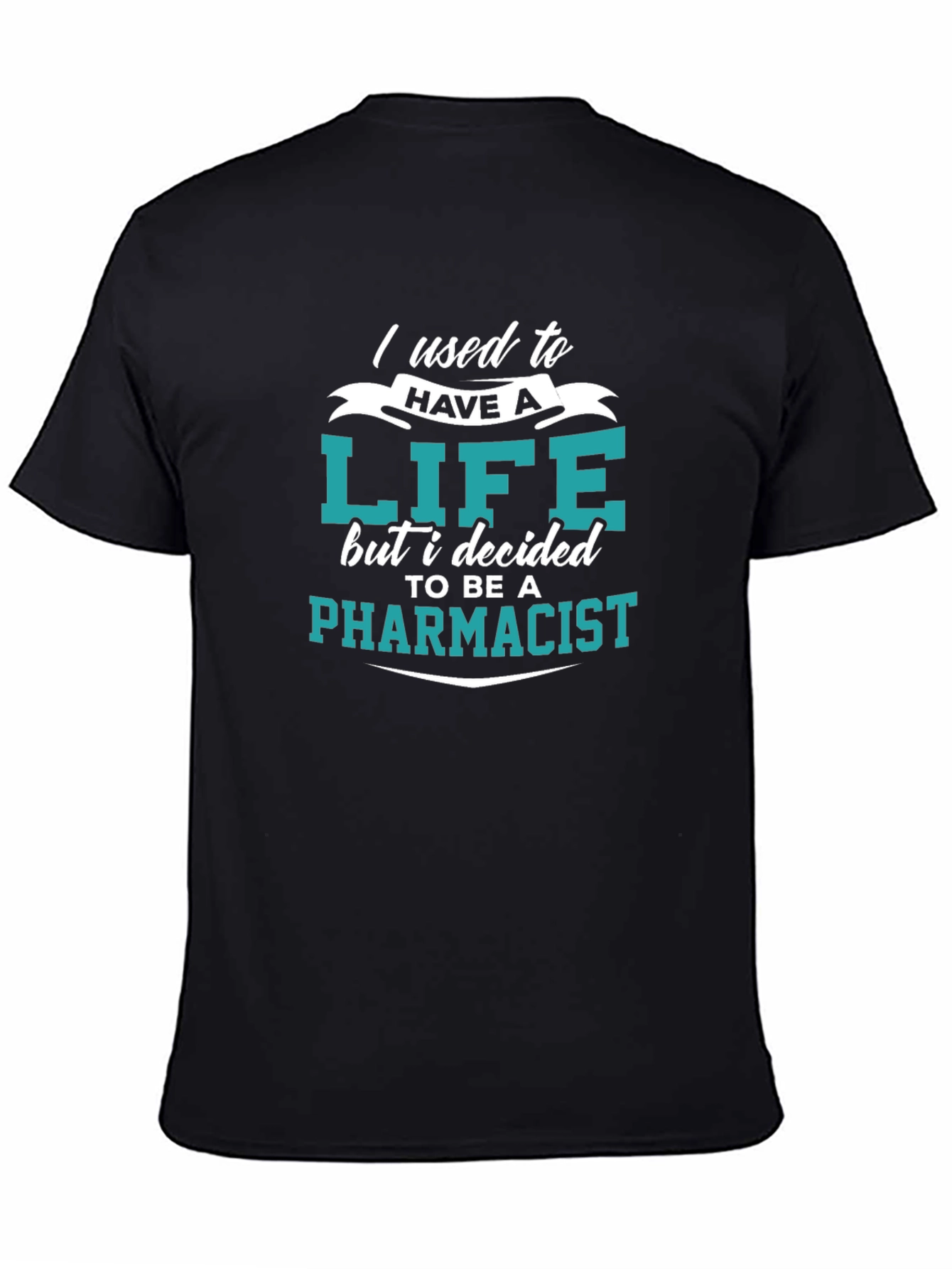 Black Pharmacist Life Funny T-Shirt view 4