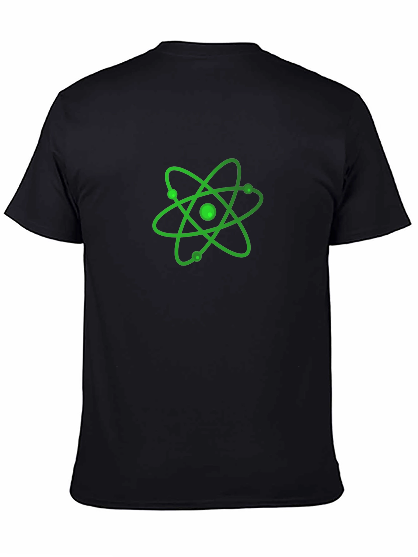 Black Atom Graphic Black T-Shirt view 4