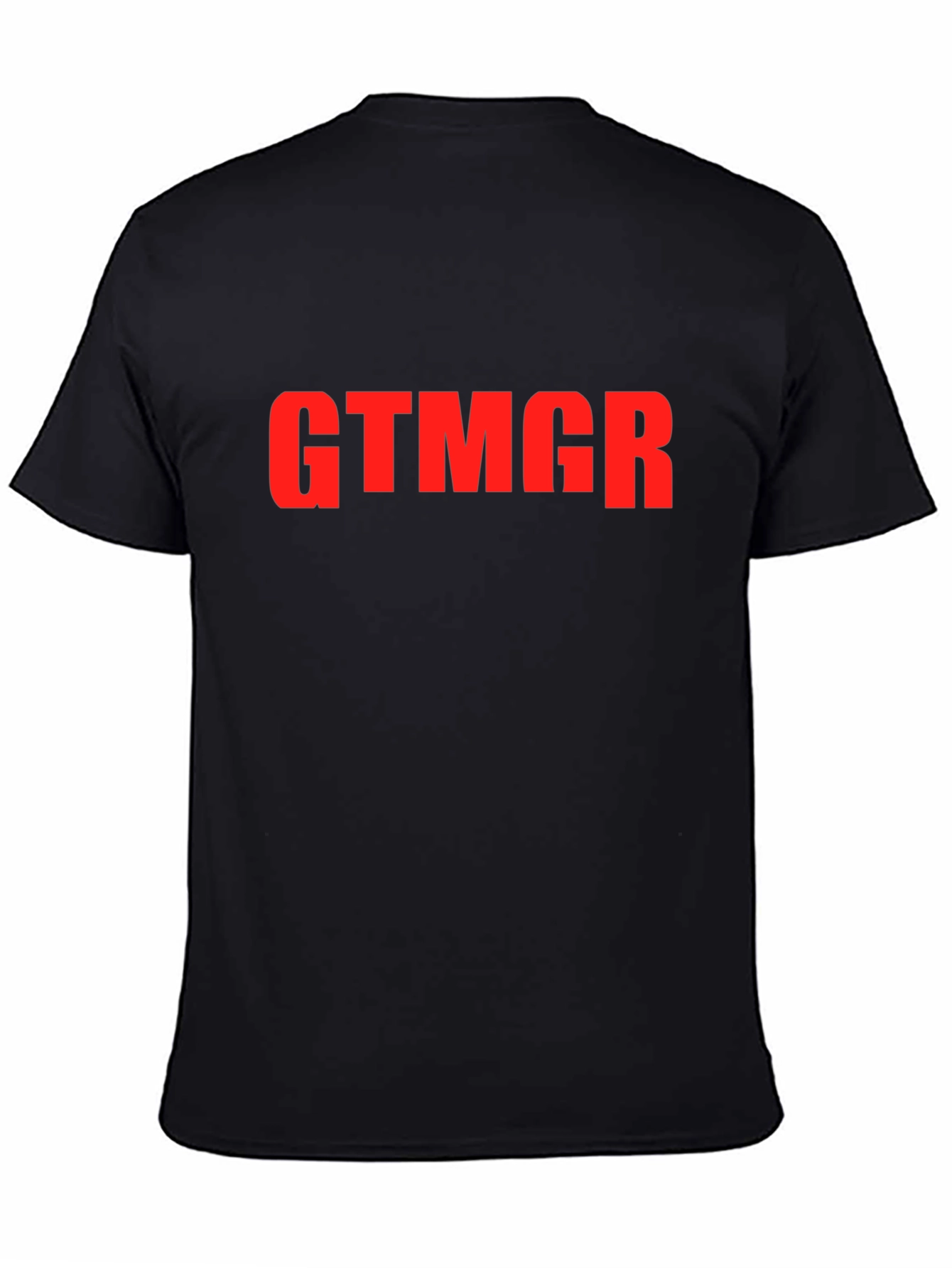 Black GTMGR Graphic Tee - Bold Statement Black T-Shirt view 4
