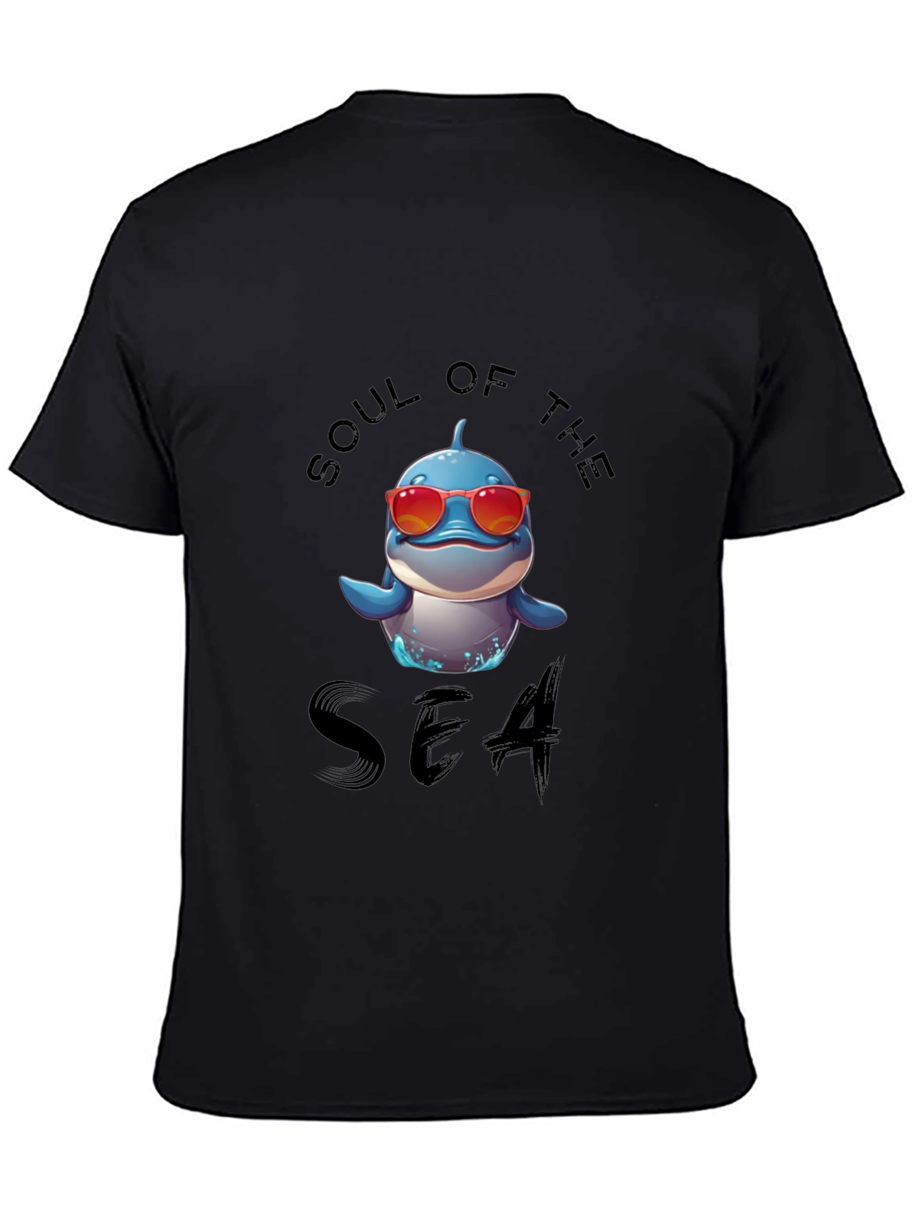 Soul of the Sea Dolphin Graphic T-Shirt - 4