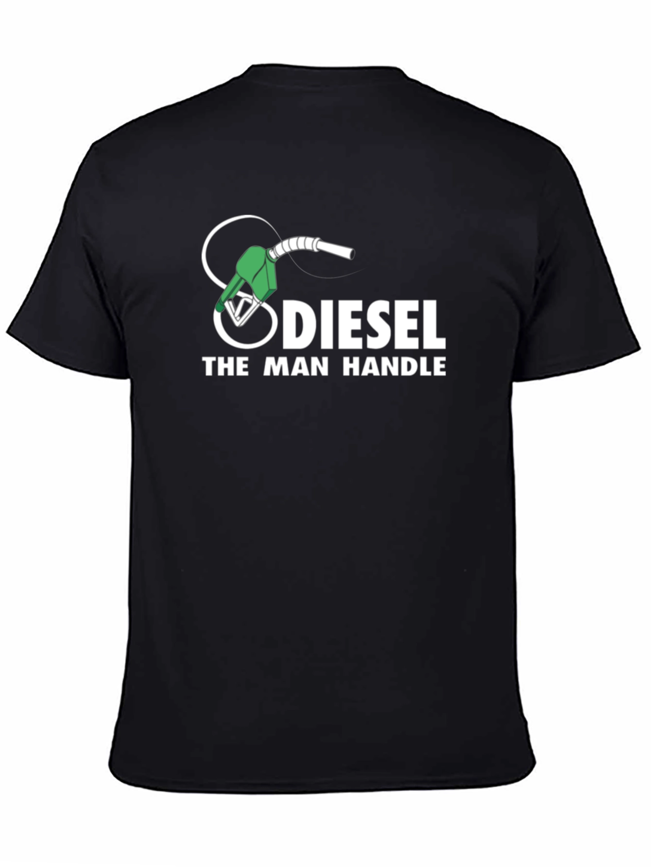 Black Diesel The Man Handle T-Shirt - Black view 4