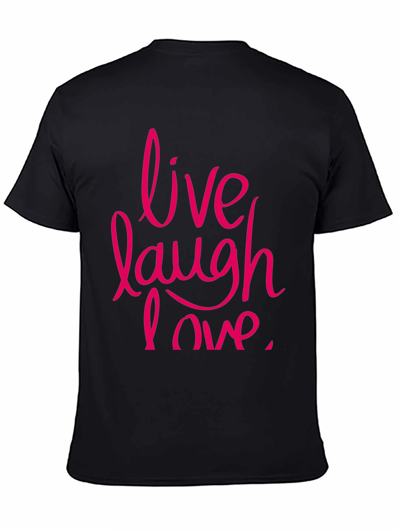 Black Live Laugh Love Graphic Tee view 4