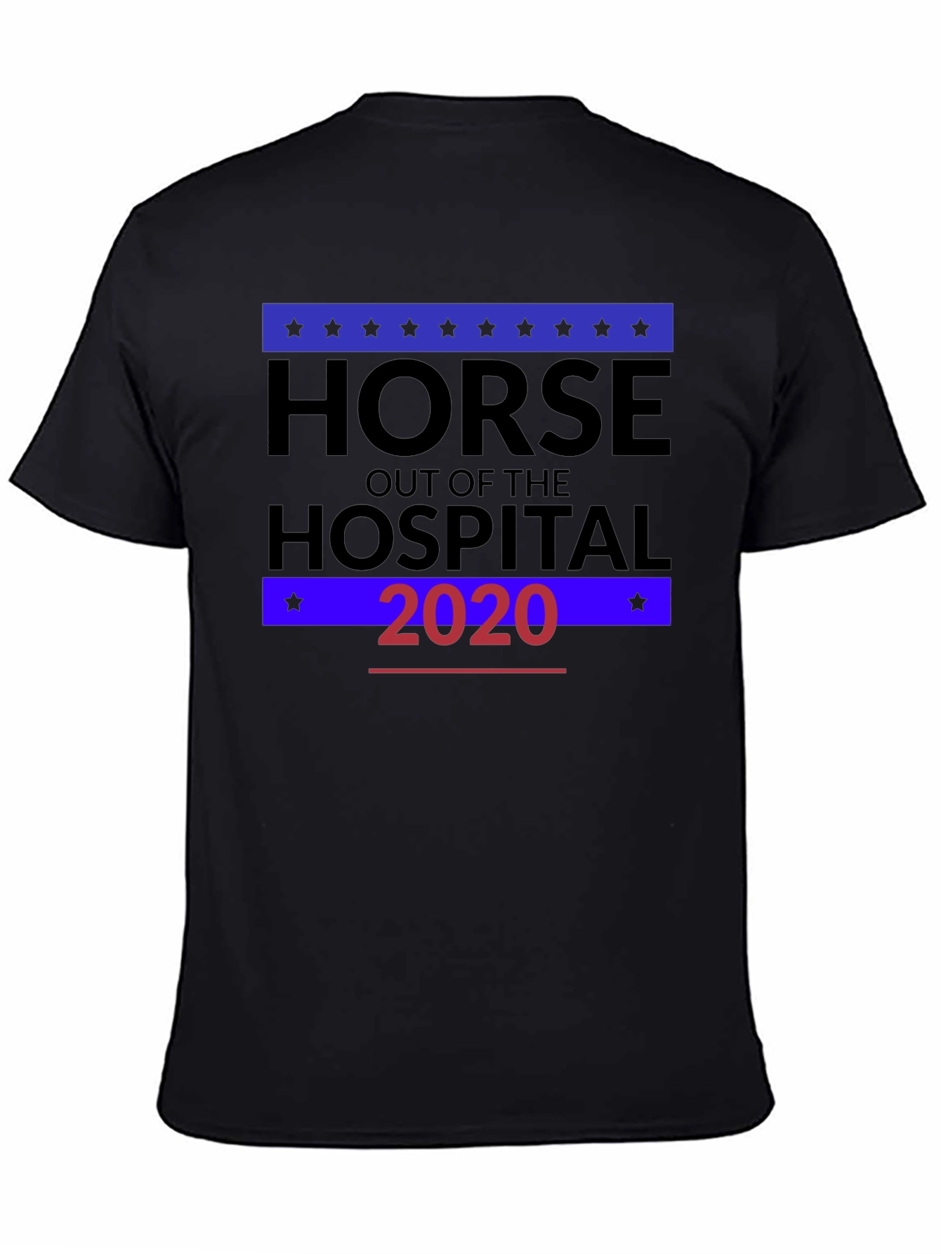 Black Horse Out of the Hospital 2020 T-Shirt view 4