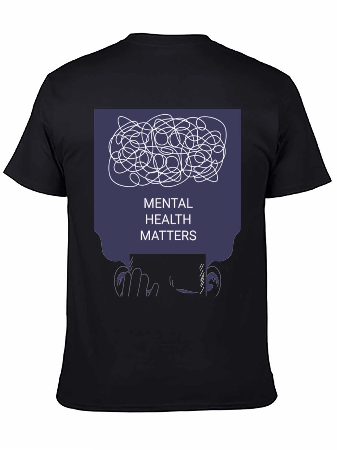 Black Mental Health Matters T-Shirt - Awareness & Support view 4