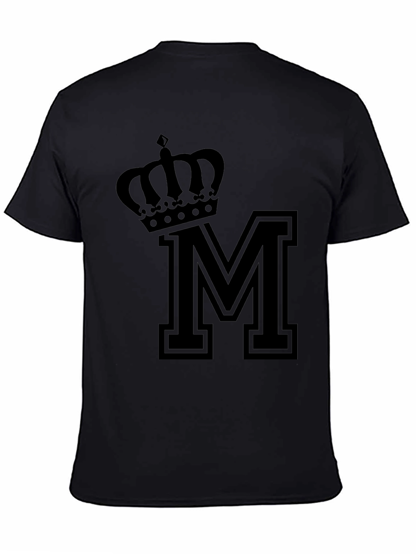 Black Crown M Black T-Shirt view 4