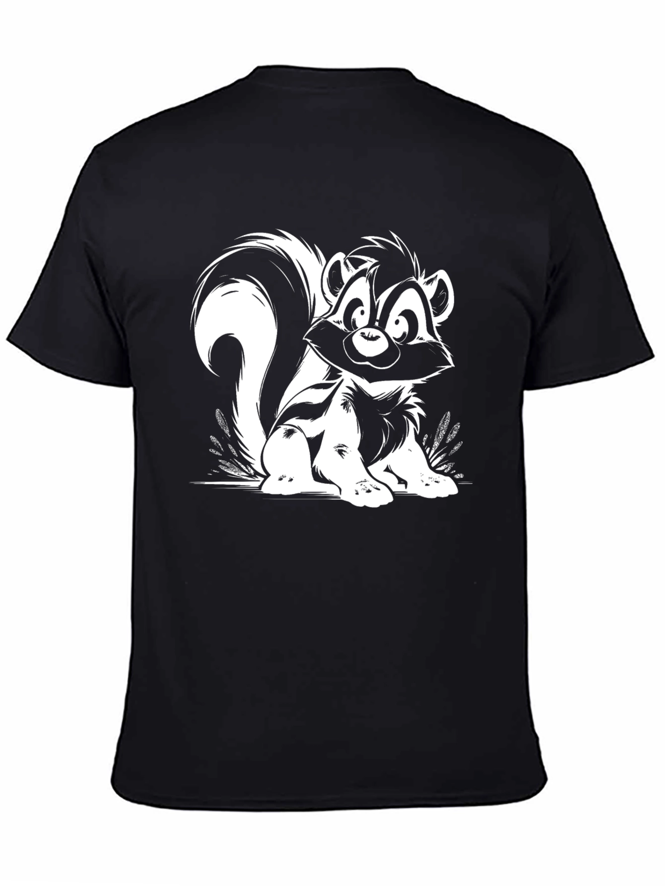 Black Skunk Graphic Tee - Black view 4