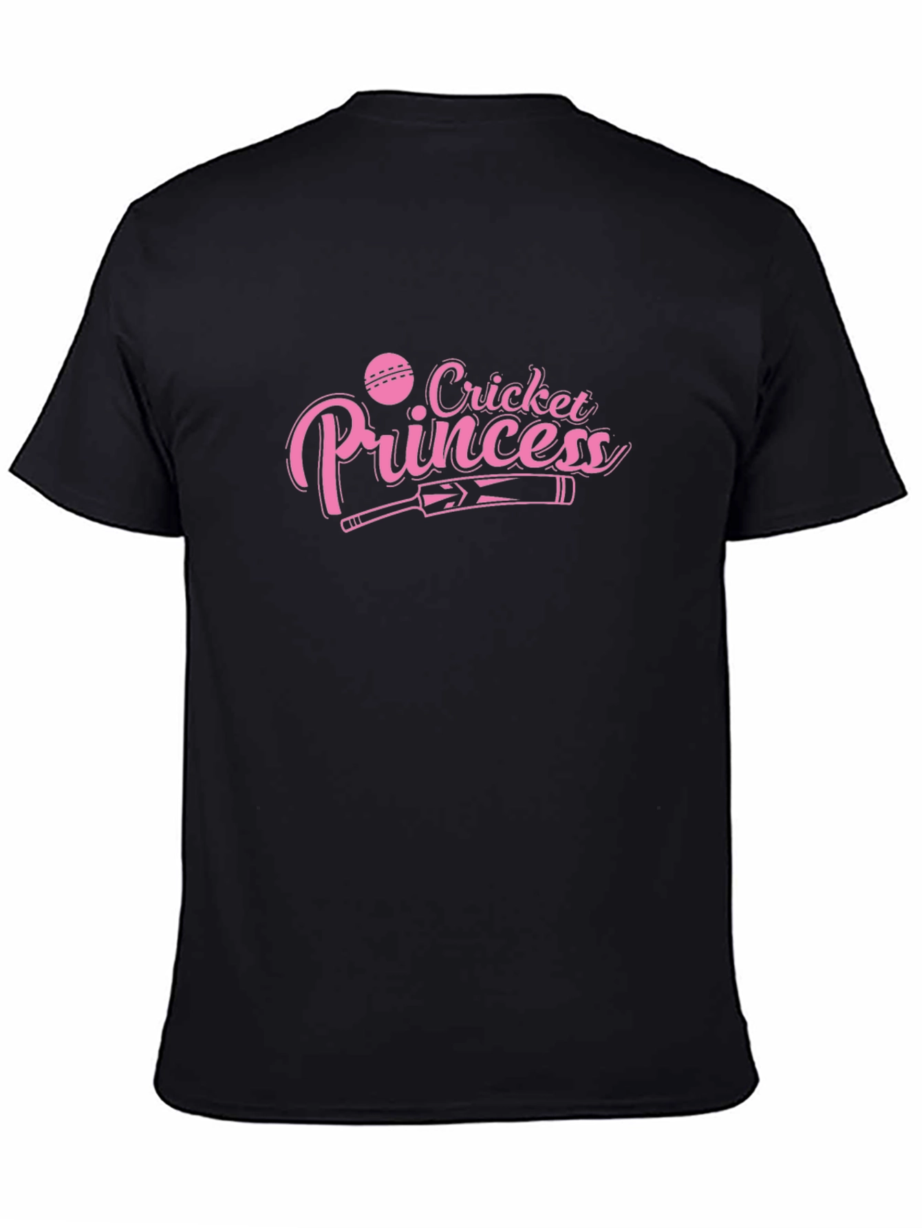 Black Cricket Princess Graphic T-Shirt view 4