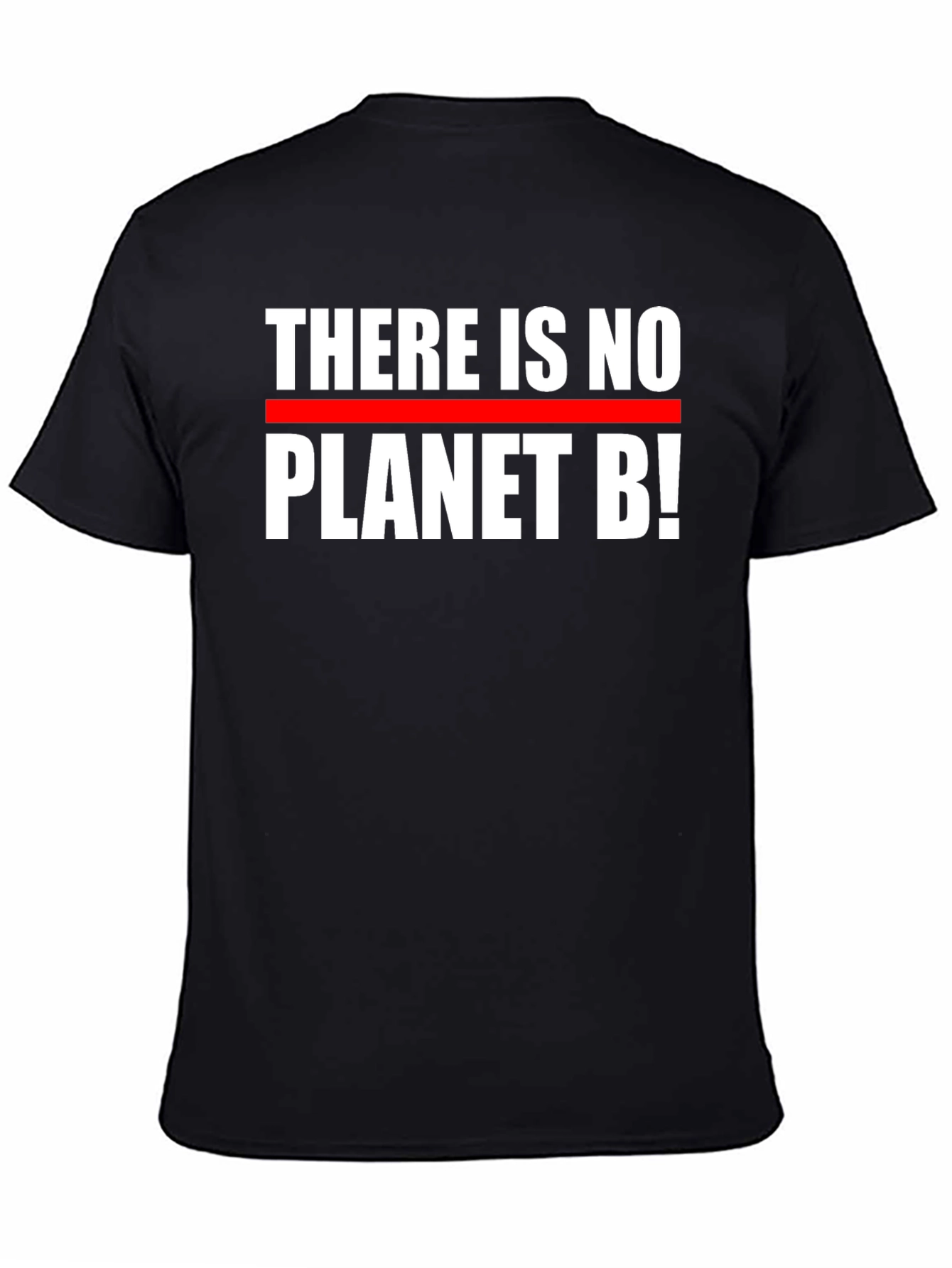 Black There is No Planet B! Graphic Tee view 4