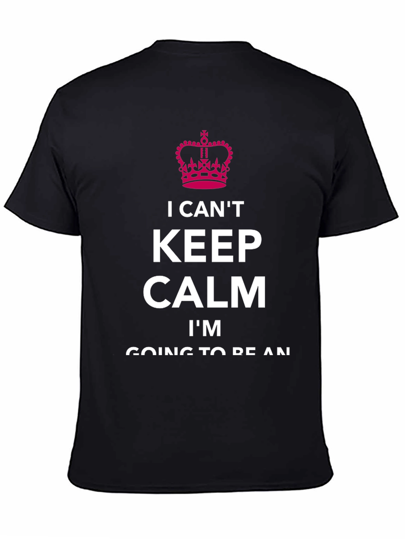Black I Can't Keep Calm T-Shirt view 4