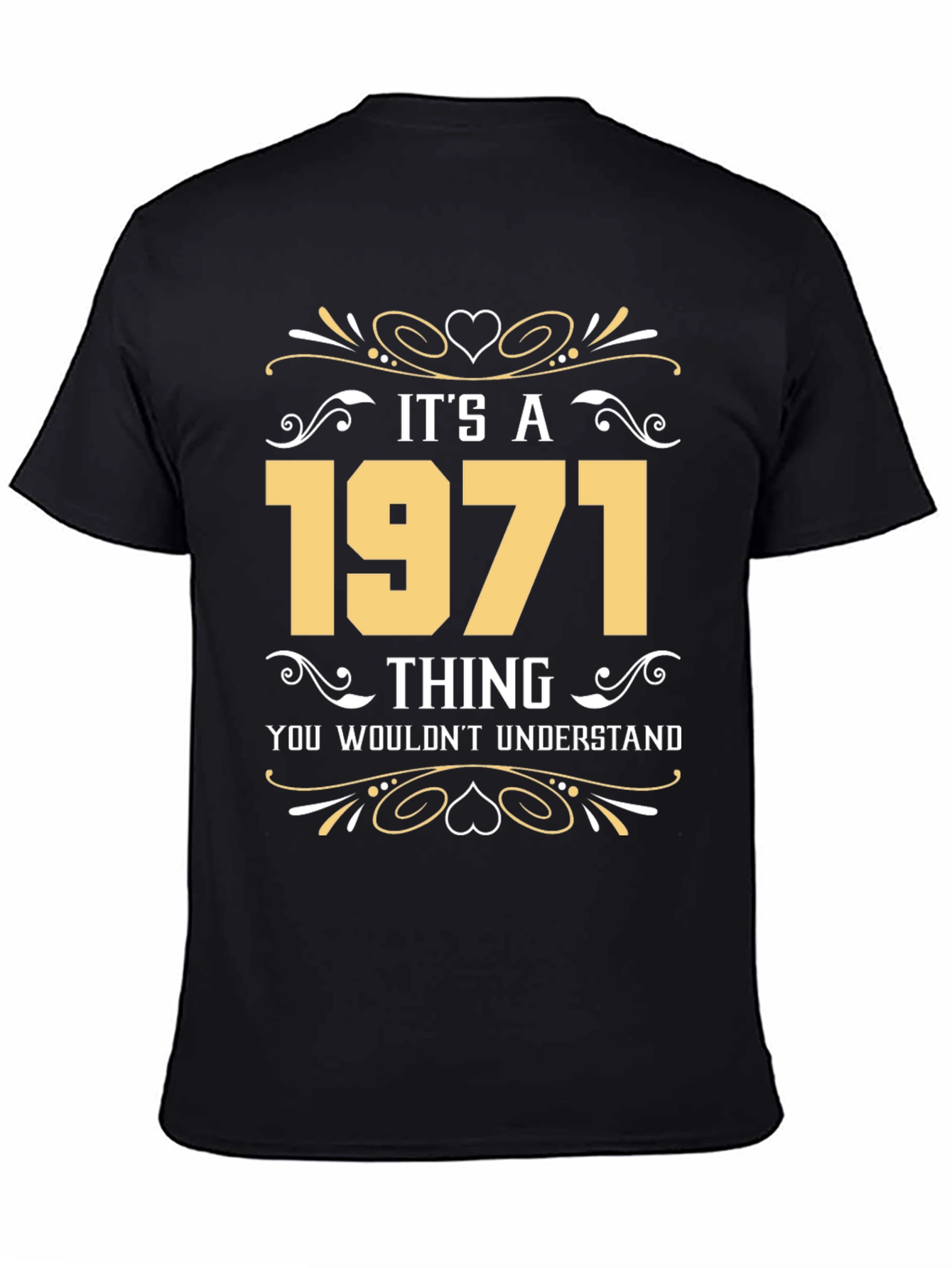 Black It's a 1971 Thing T-Shirt view 4