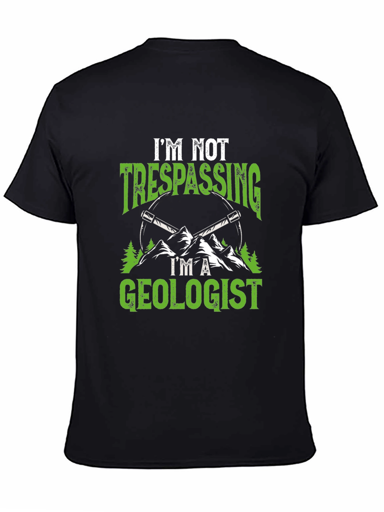 Black Geologist T-Shirt - Funny Geology Tee for Rock Lovers! view 4