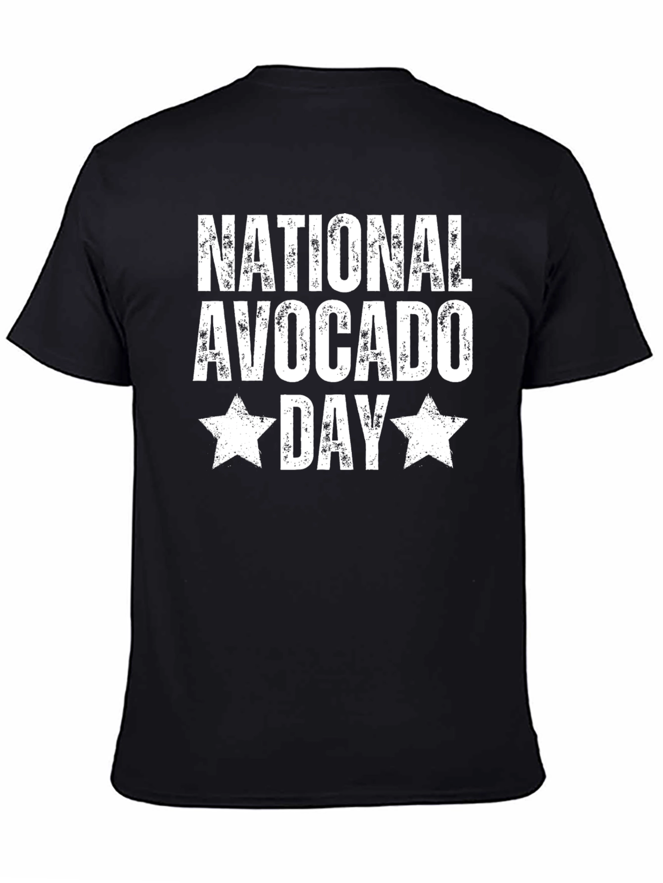 Black National Avocado Day Graphic Tee view 4