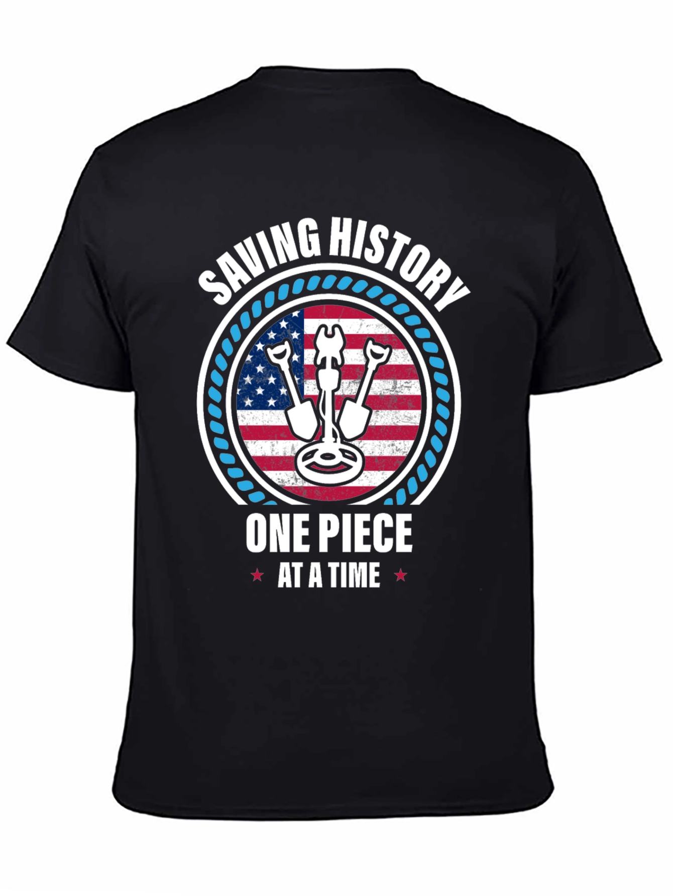 Black History Hunter Tee - Save History One Piece at a Time T-Shirt view 4