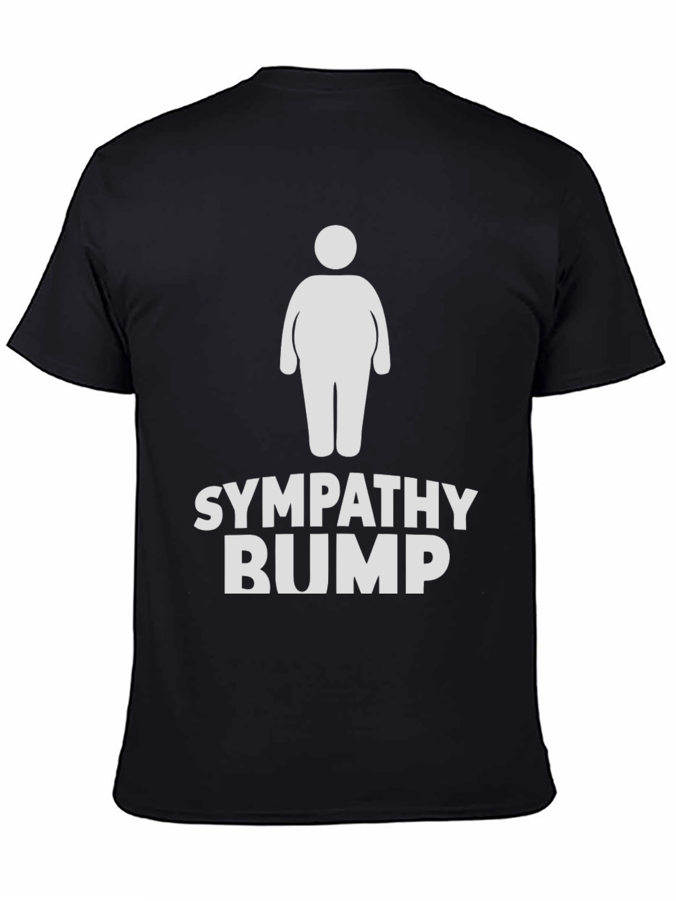 Black Sympathy Bump Funny T-Shirt view 4