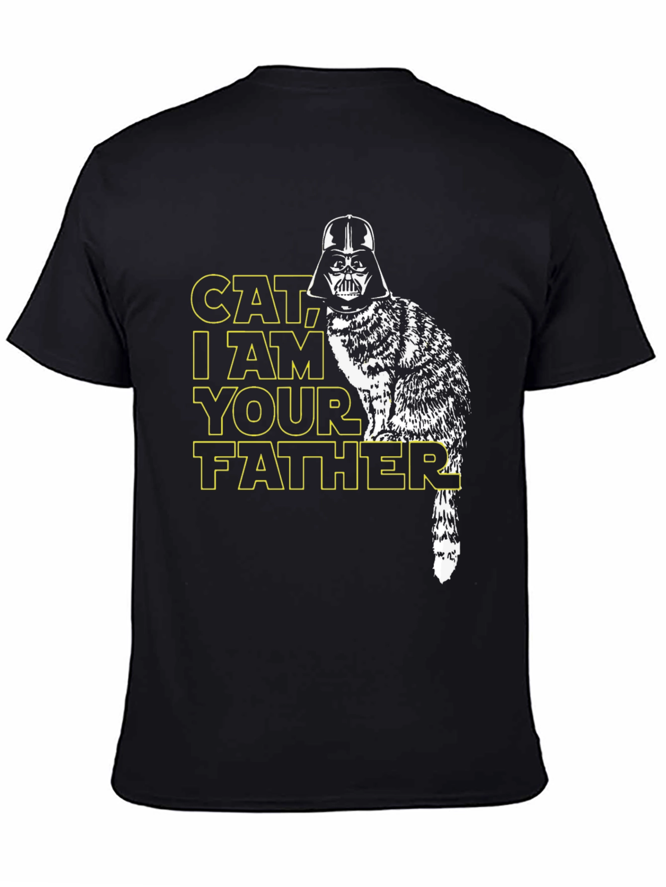 Black Cat I Am Your Father Graphic Tee view 4