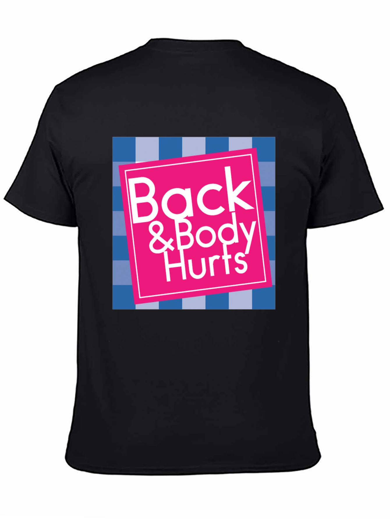 Black Back & Body Hurts Graphic T-Shirt view 4