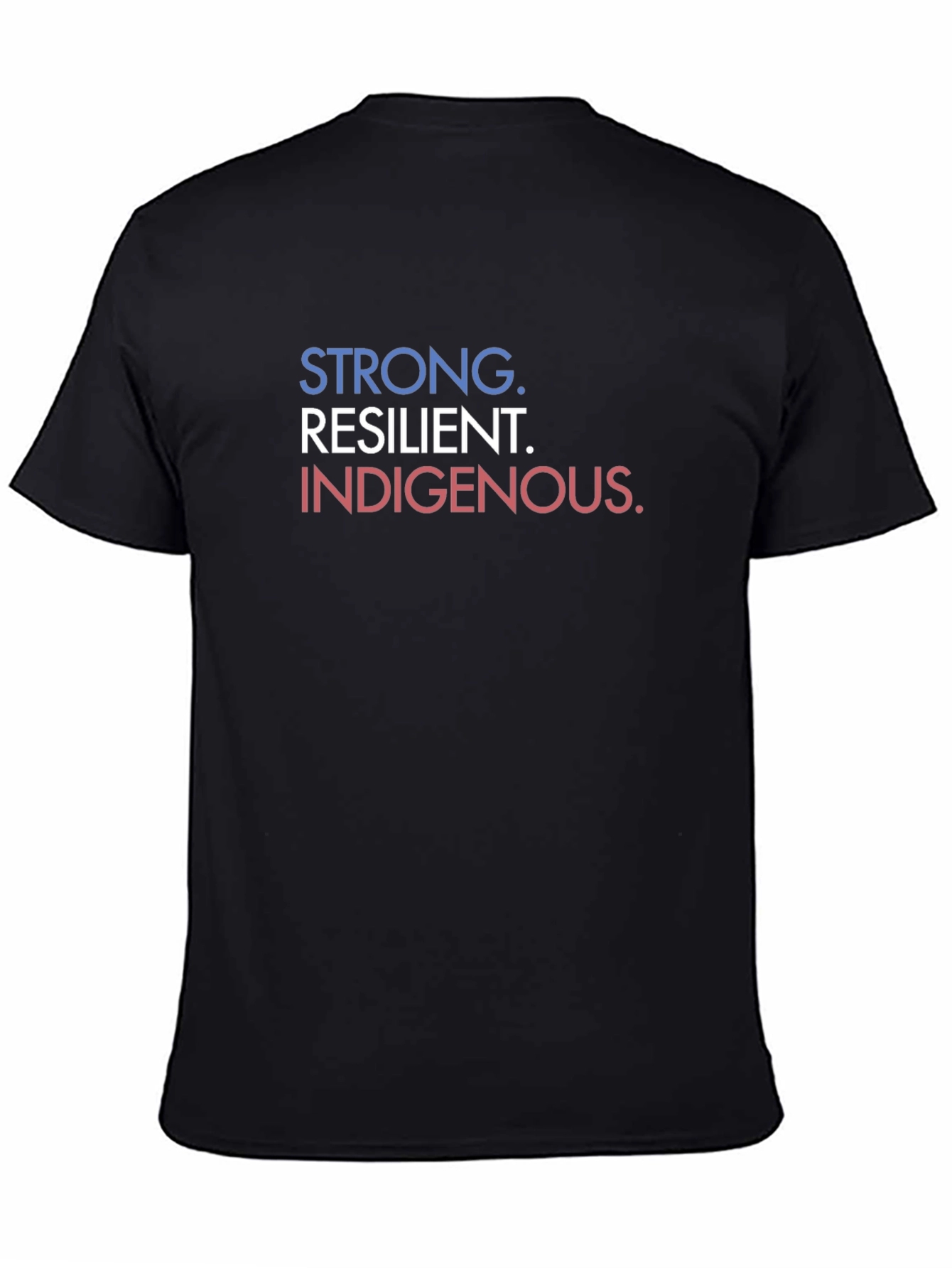 Black Strong Resilient Indigenous Graphic Tee view 4