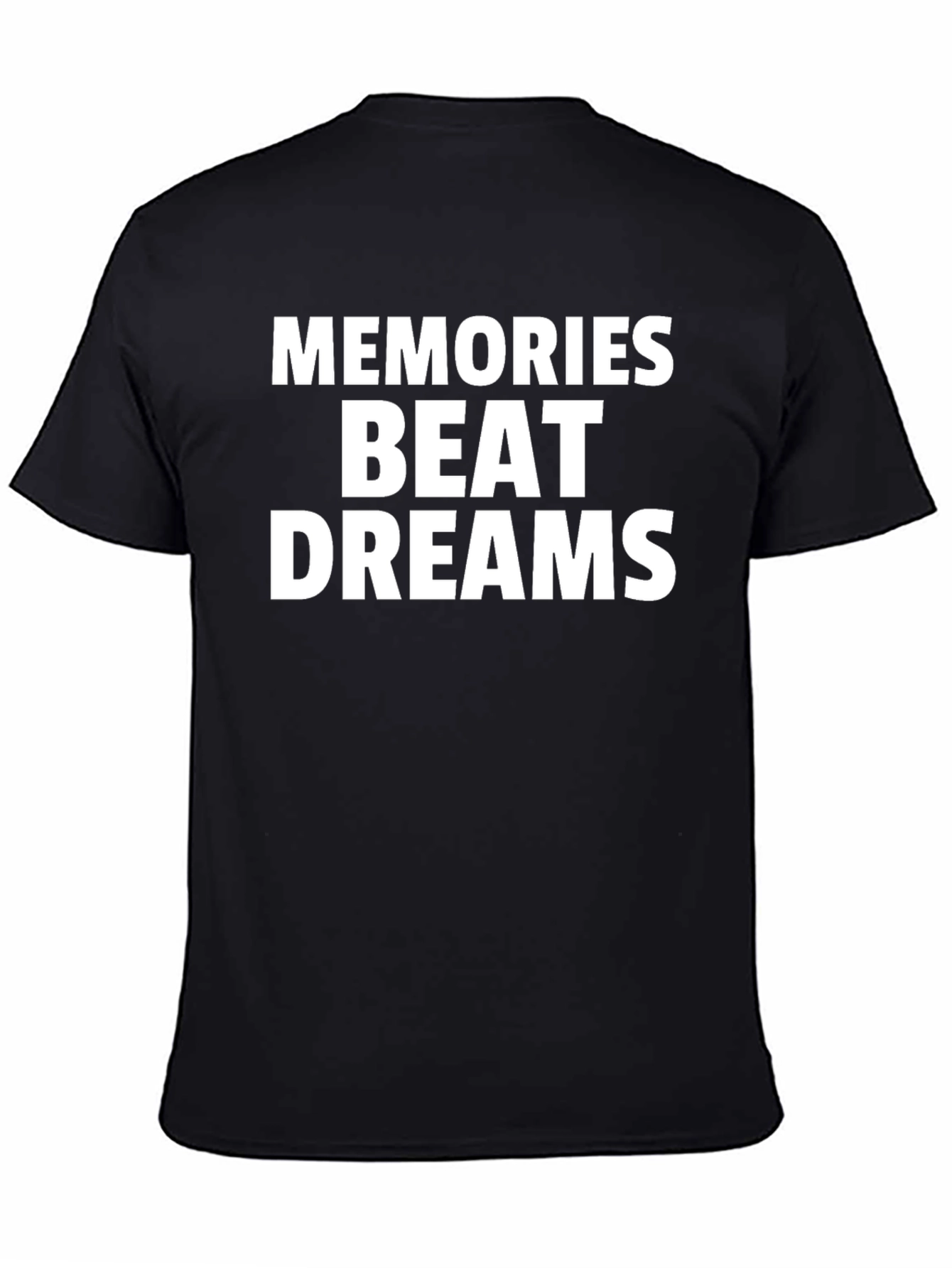 Black Memories Beat Dreams Graphic T-Shirt view 4