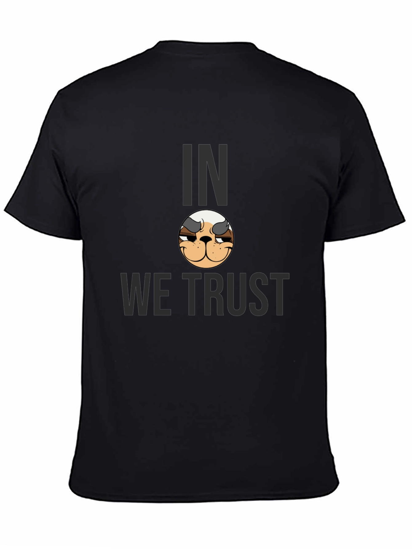 Black In Doge We Trust Graphic Tee - Black view 4