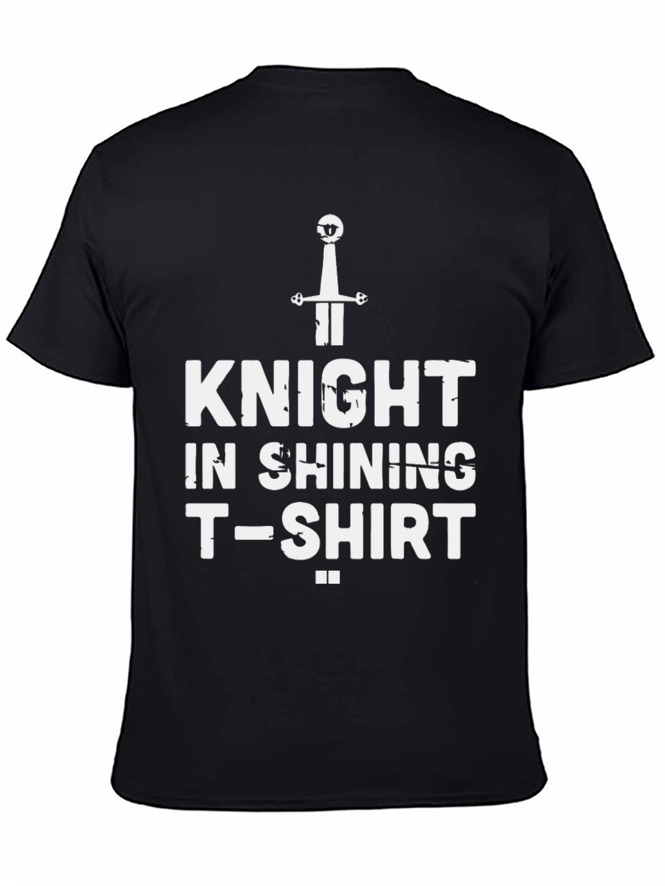 Black Knight in Shining T-Shirt Graphic Tee view 4
