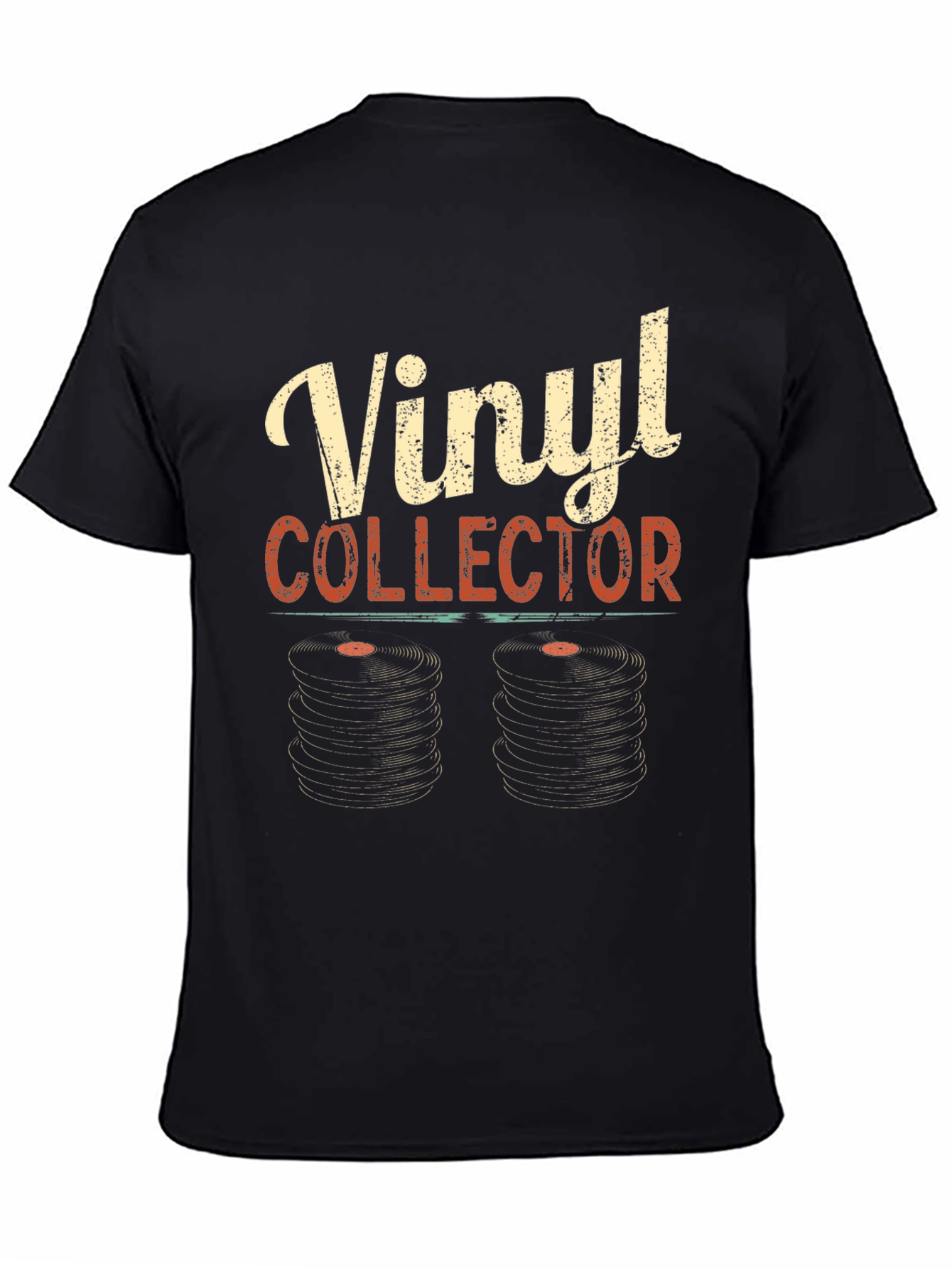 Black Vinyl Collector T-Shirt - Music Lover Gift view 4