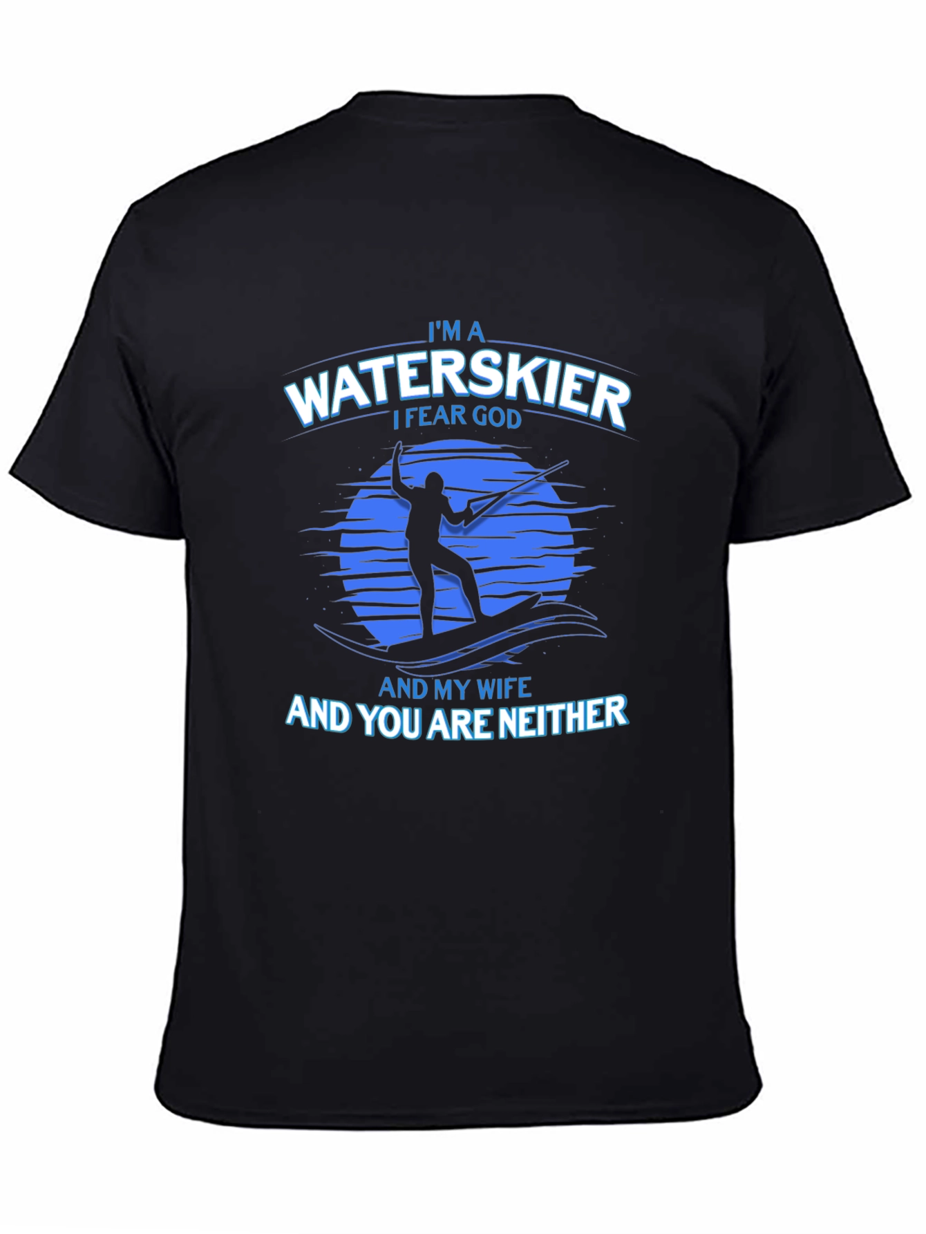 Black Waterskier I Fear God T-Shirt view 4