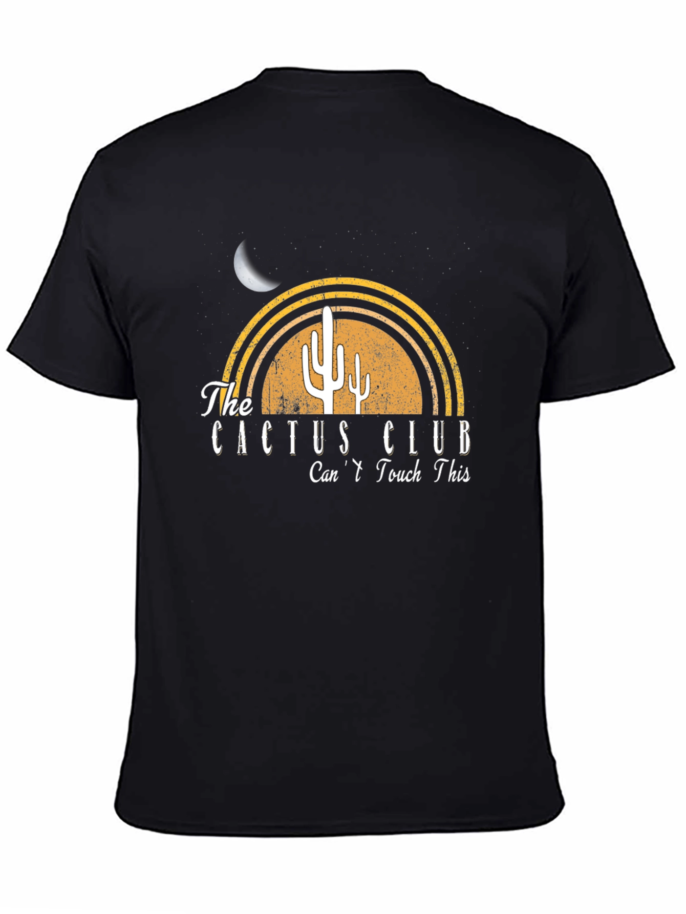 Black Cactus Club Graphic Tee - Can't Touch This view 4