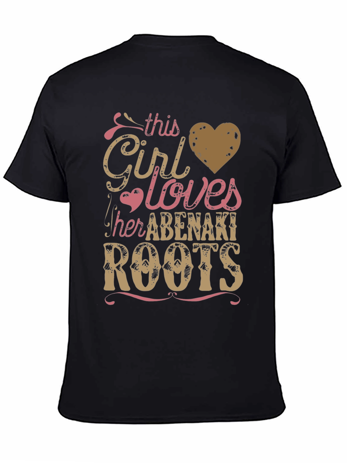 Abenaki Roots Girl's T-Shirt - 4
